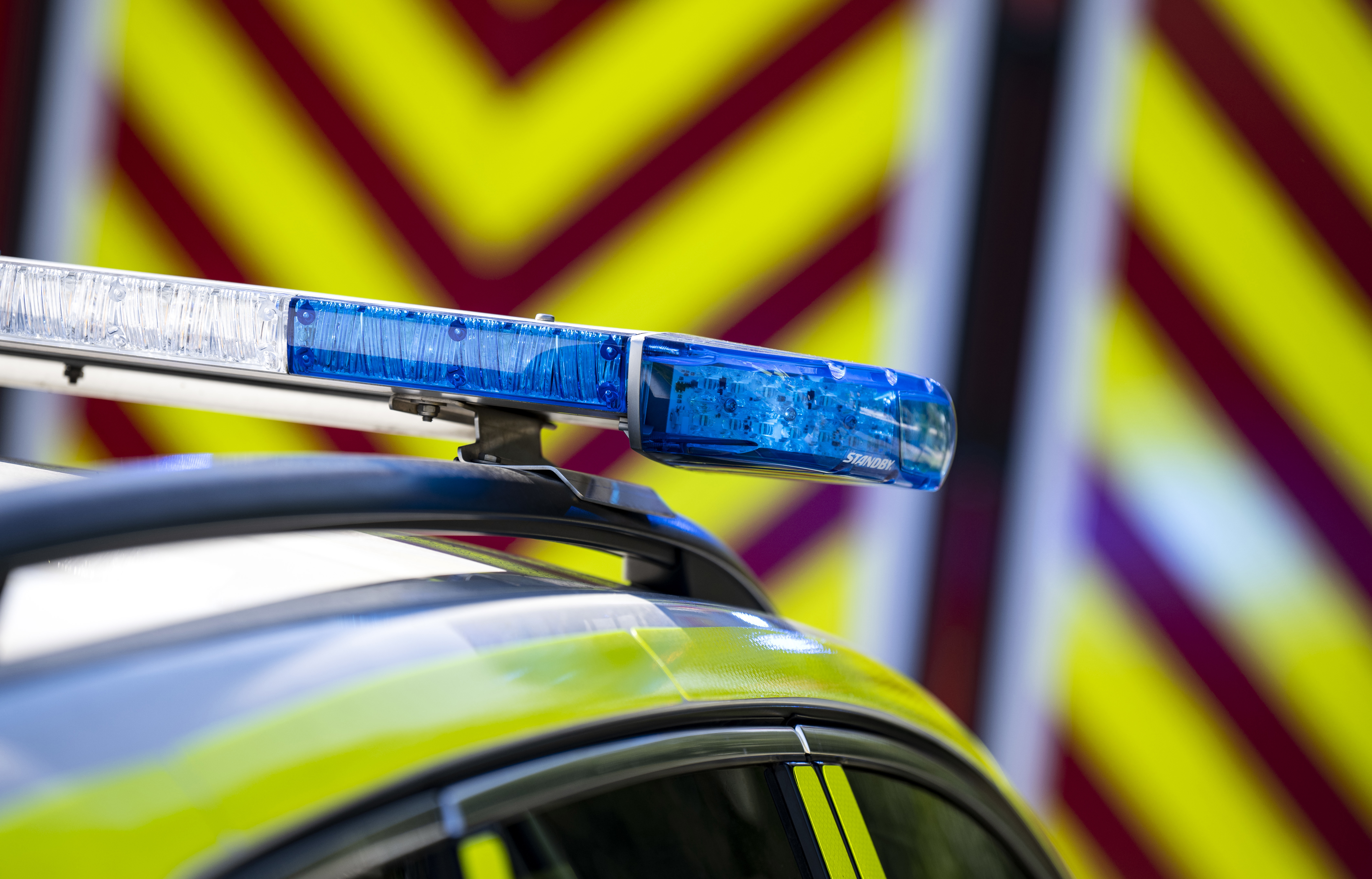 Räddningstjänsten är på plats på taket till biomedicinskt centrum vid Lunds universitet där en brand startade vid lunchtid. Arkivbild Foto: Johan Nilsson/TT