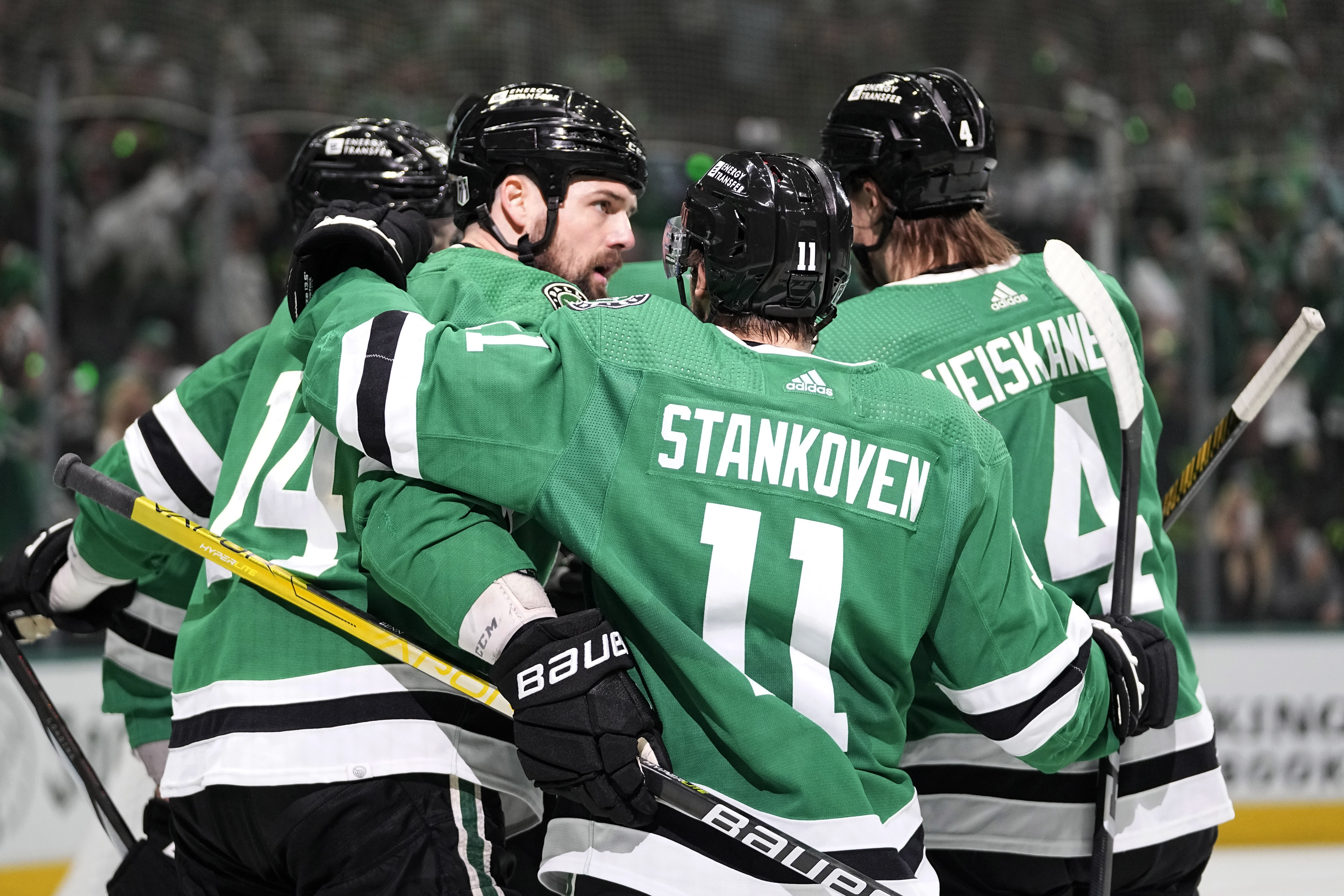 Dallas har kvitterat semifinalserien mot Edmonton efter nattens vinst. Foto: Tony Gutierrez/AP/TT