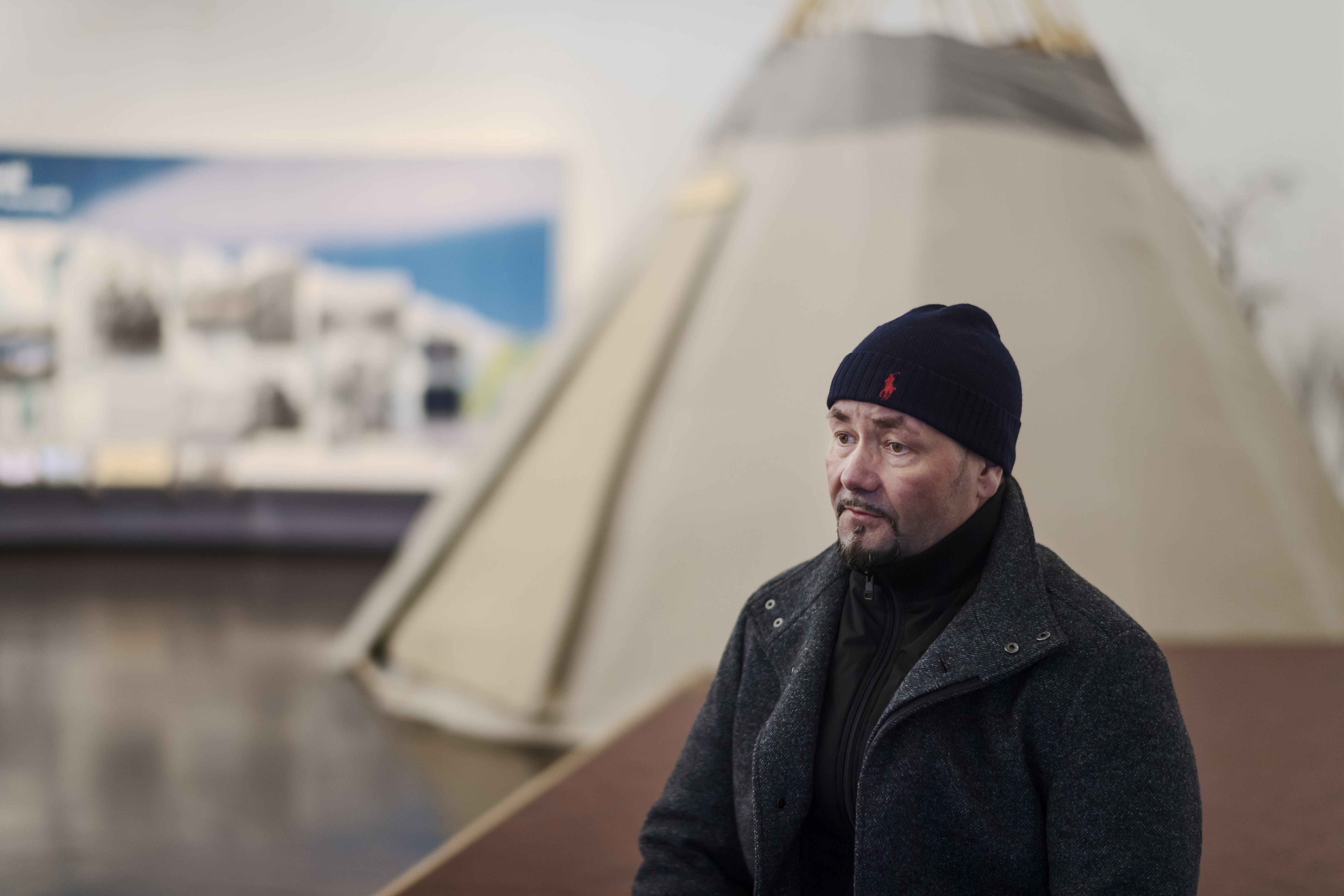 Mikael Kuhmunen, ordförande för Sirges sameby, är en av författarna till debattartikeln. Arkivbild. Foto: Paul Wennerholm/TT