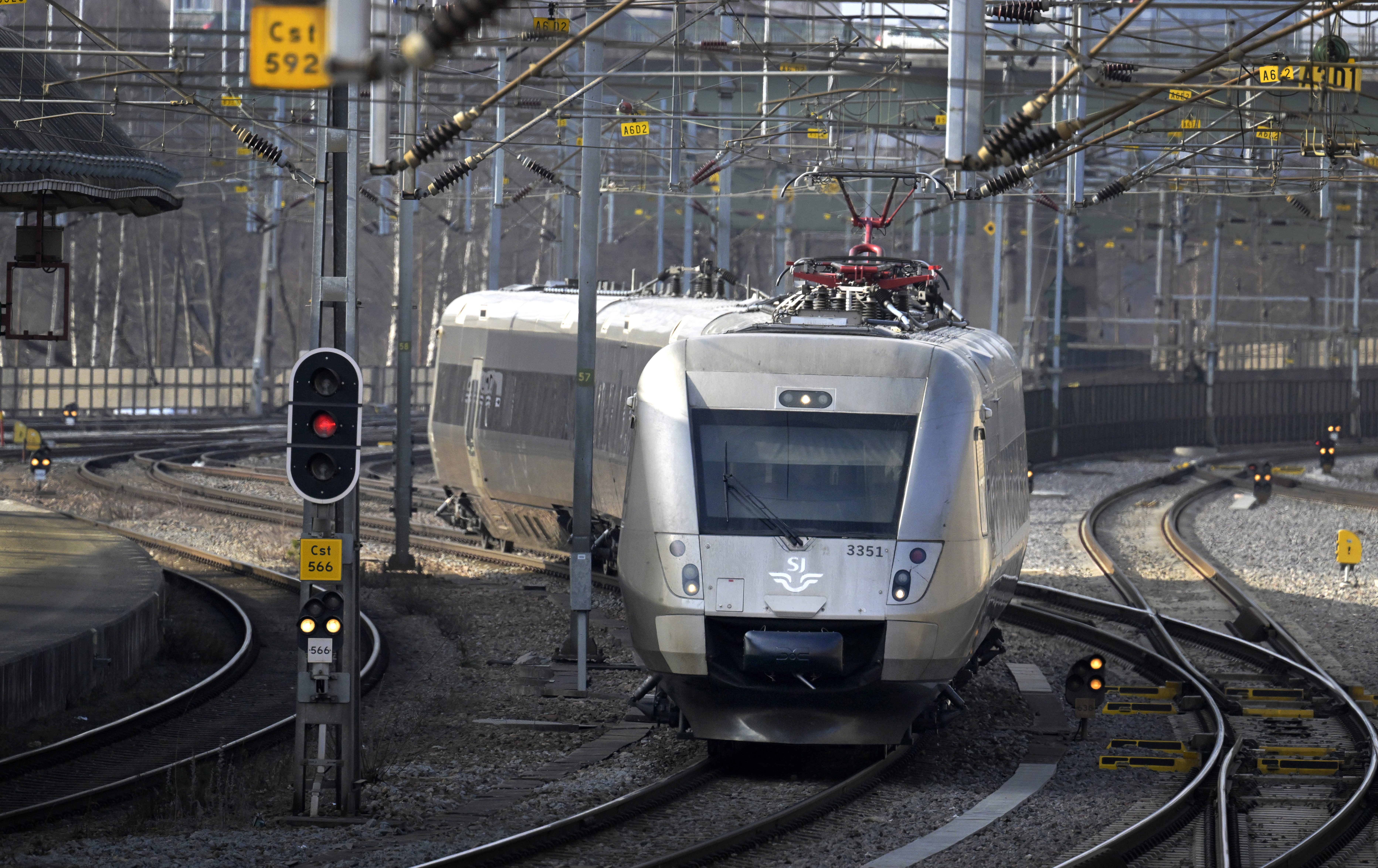 Ett fel på en kanalbro stoppar tågtrafiken. Arkivbild. Foto: Janerik Henriksson/TT