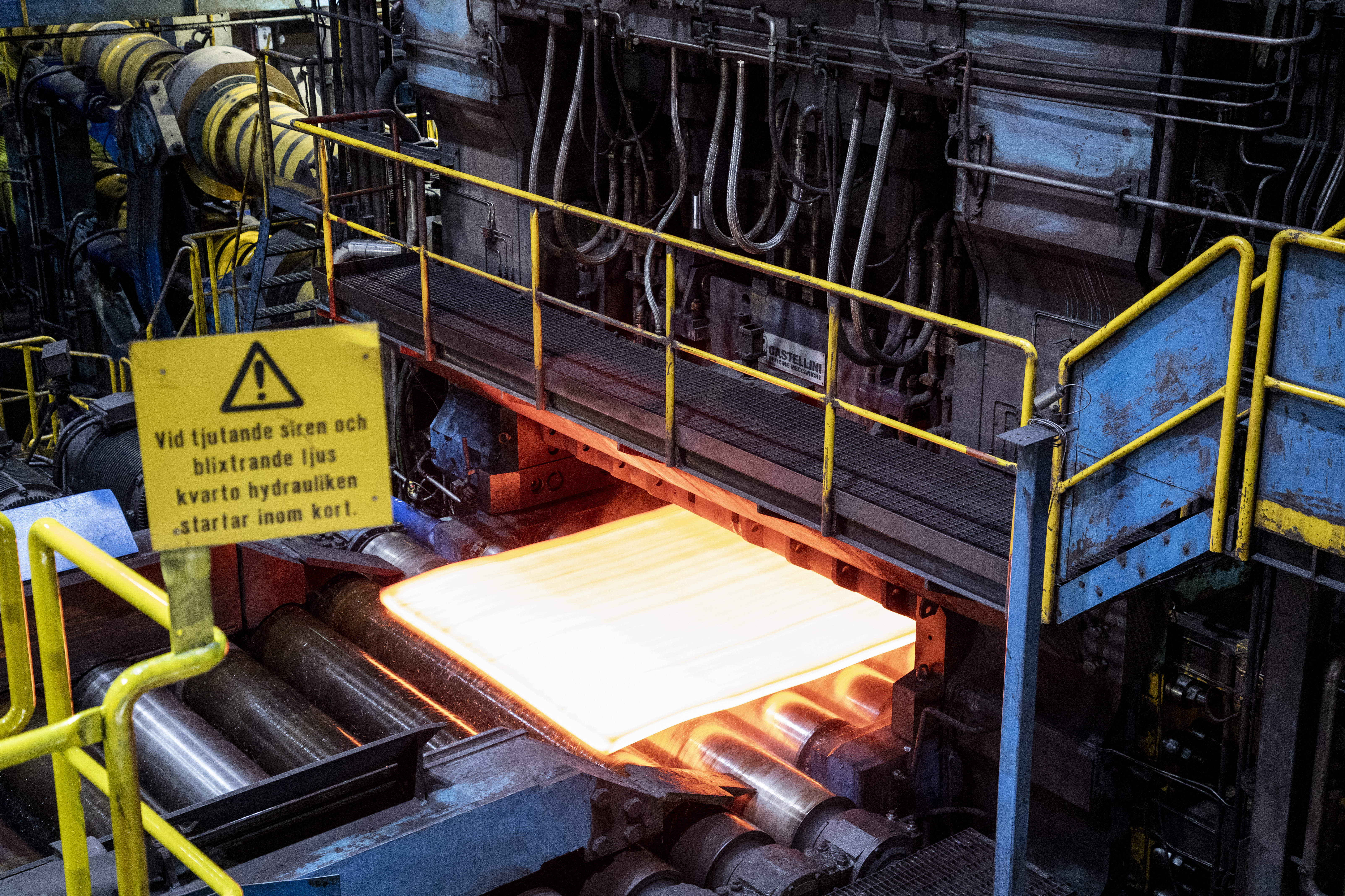 Ståltillverkning i Oxelösund. Arkivbild. Foto: Christine Olsson/TT