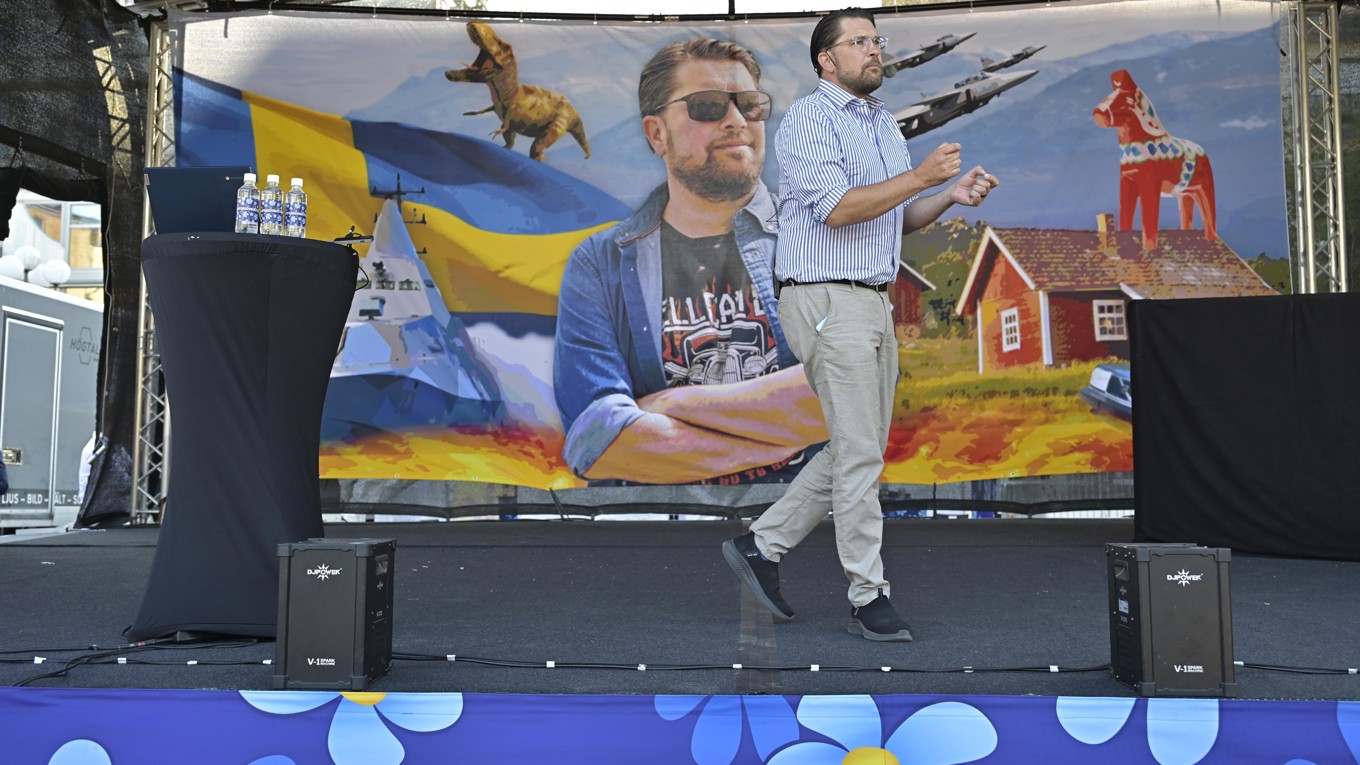 Många elever valde att rösta på Sverigedemokraterna i samband med EU-skolvalet. Foto: Roger Sahlström
