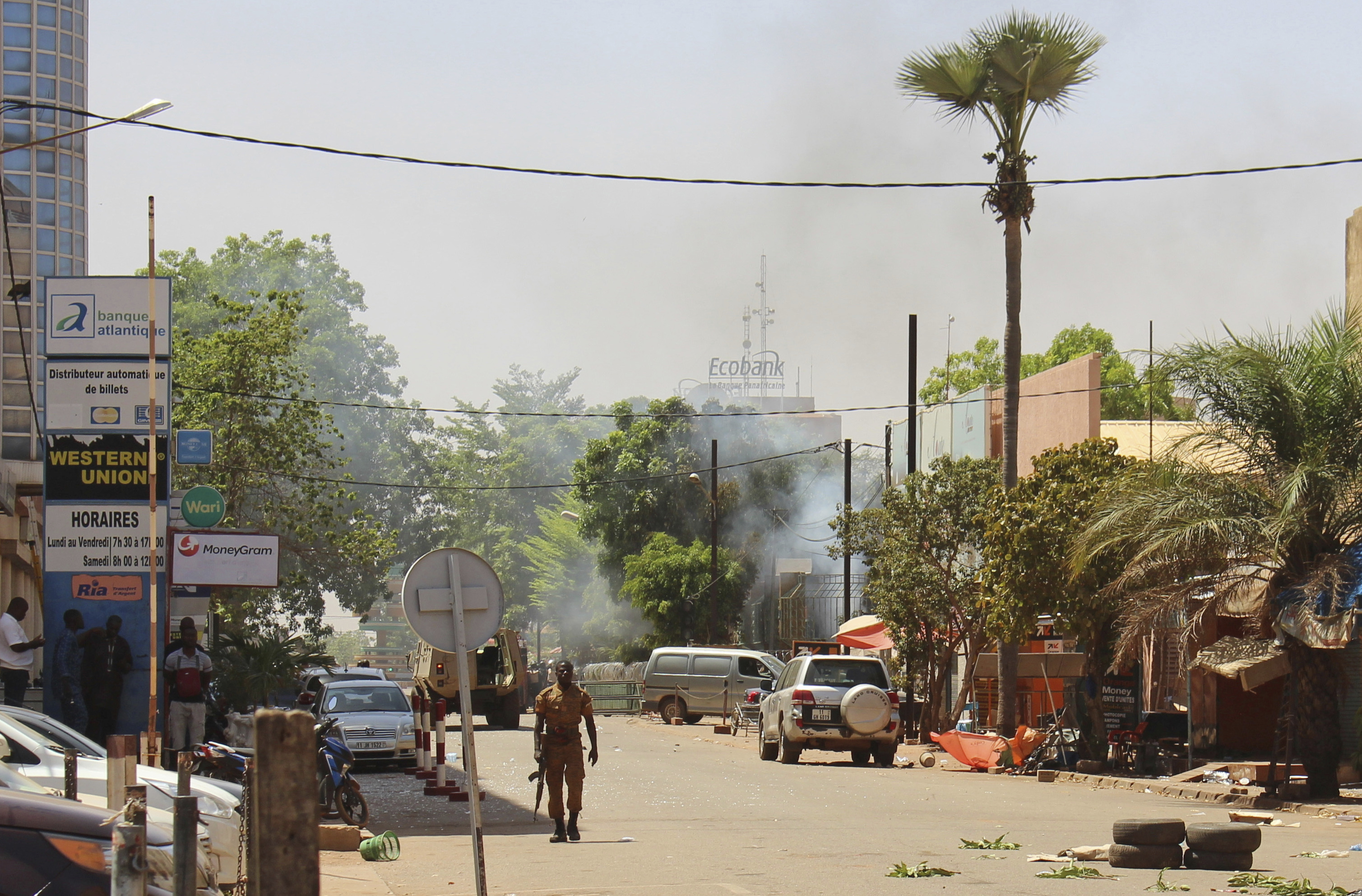 Burkina Fasos huvudstad Ouagadougou. Arkivbild. Foto: Ludivine Laniepce/AP/TT