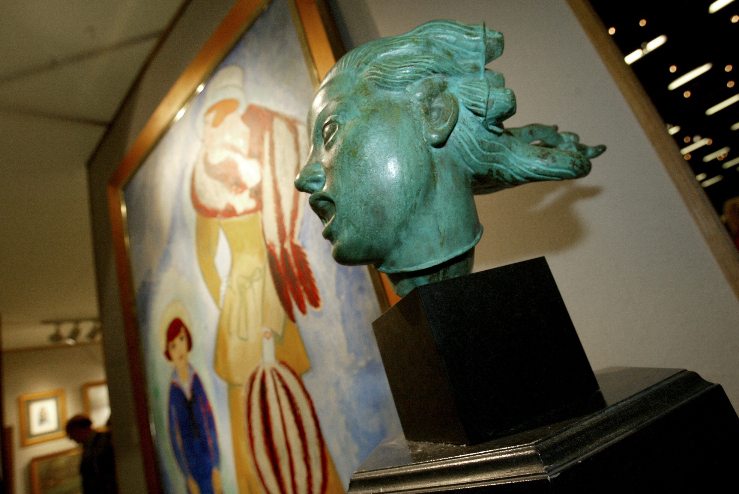 En annan variant av Carl Milles "Solglitter" vid en försäljning 2003. Arkivbild. Foto: Bertil Ericson/TT