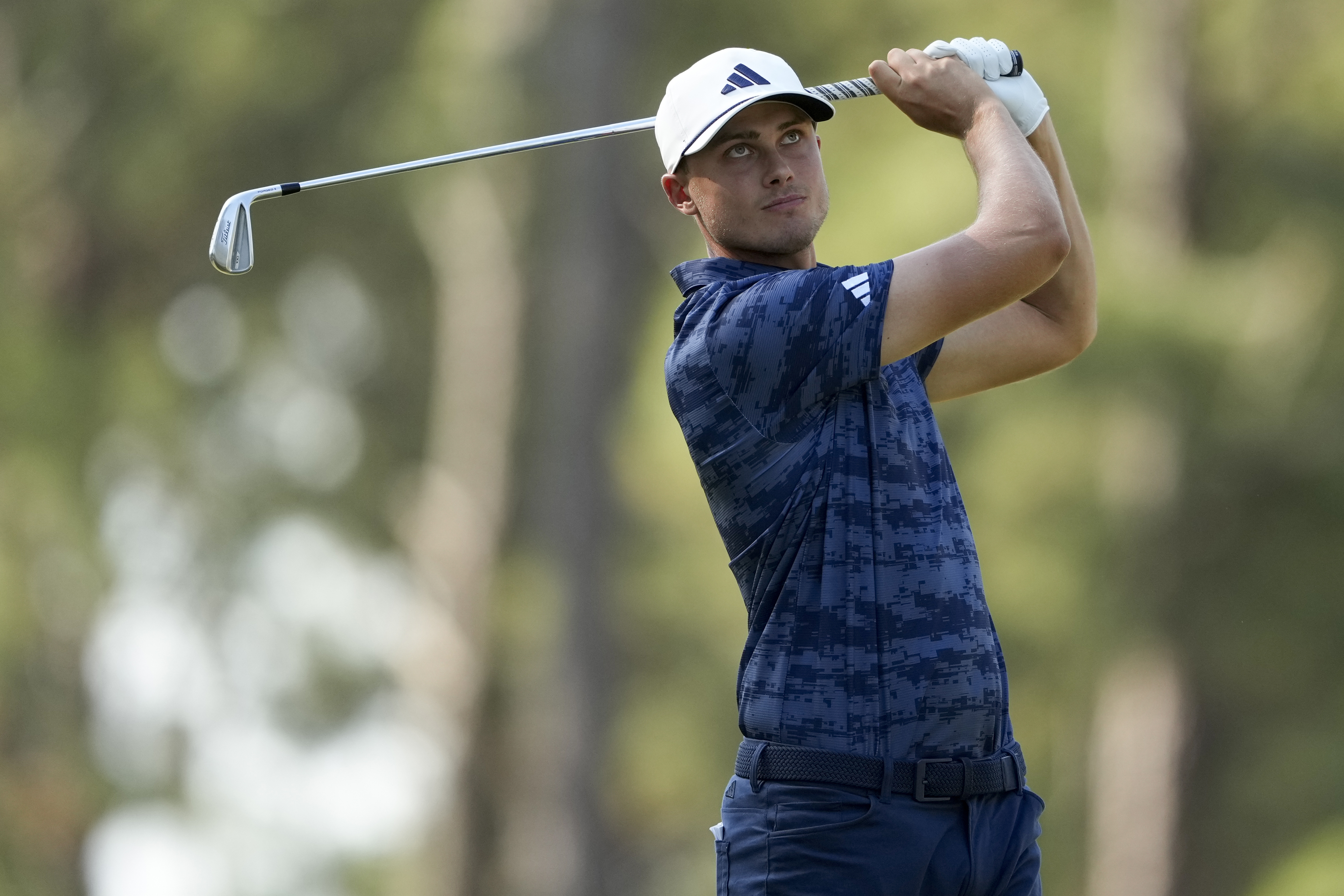 Ludvig Åberg under första rundan i US Open. Foto: Matt York/AP/TT