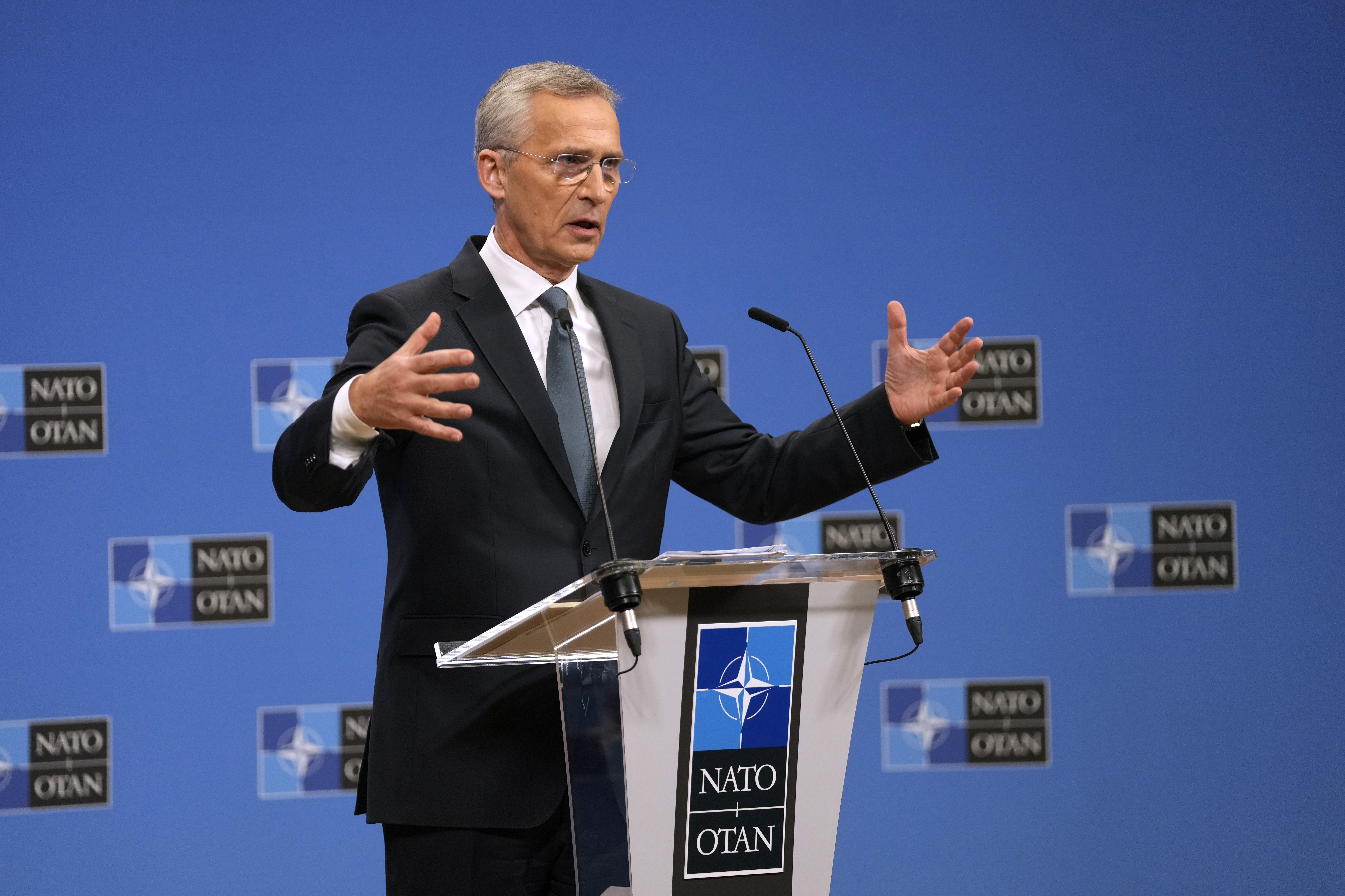 Natos generalsekreterare Jens Stoltenberg. Arkivbild. Foto: Virginia Mayo/AP/TT