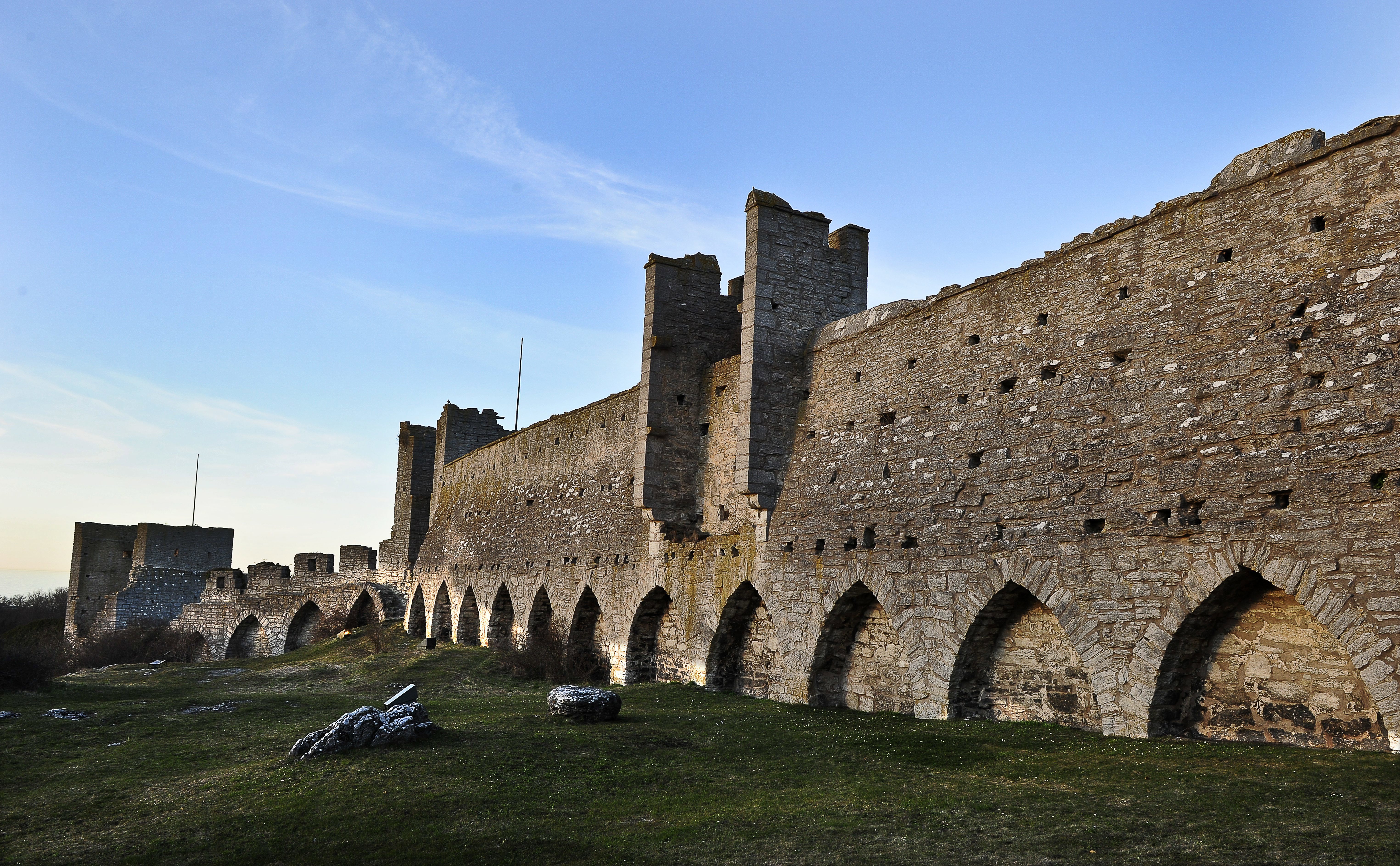 Ringmuren i Visby på Gotland. Arkivbild. Foto: Anders Wiklund/TT