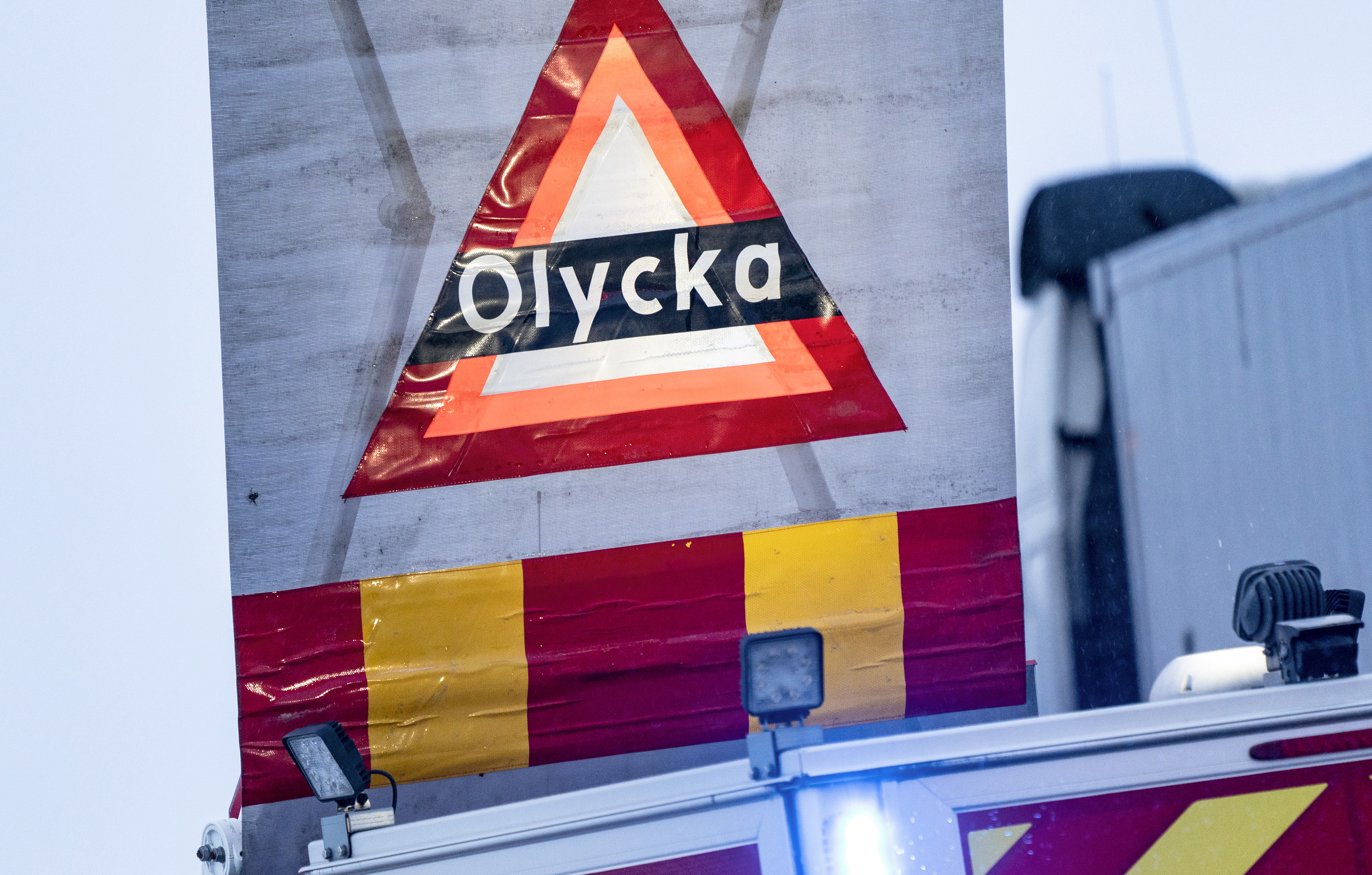 Länsväg 530 har stängt av i samband med att en lastbil har vält. Arkivbild. Foto: Johan Nilsson/TT