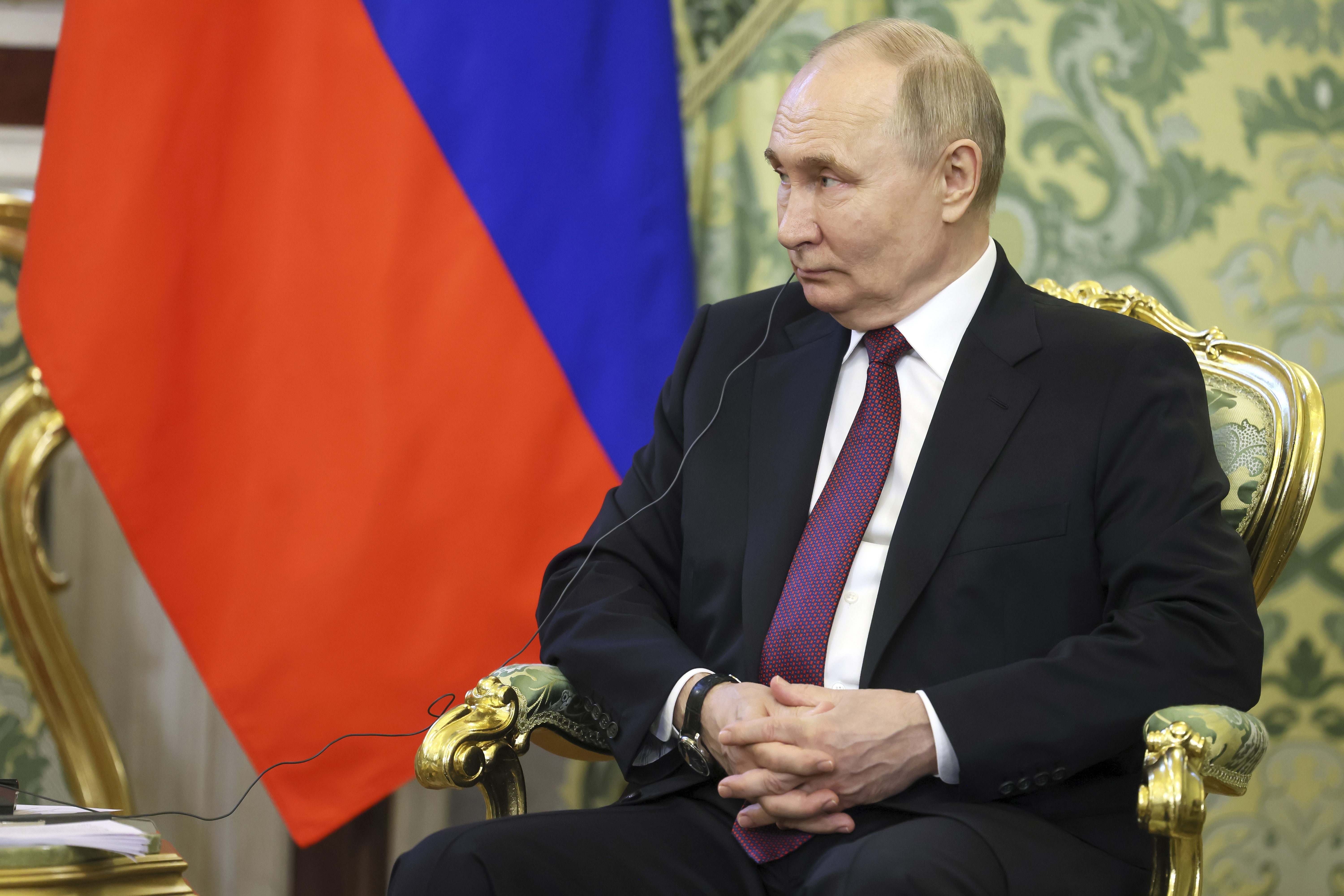 Rysslands president Vladimir Putin sade i fredags att USA skickat medeldistansrobotar till Danmark för övningar. Arkivbild. Foto: Mikhail Metzel/AP/TT
