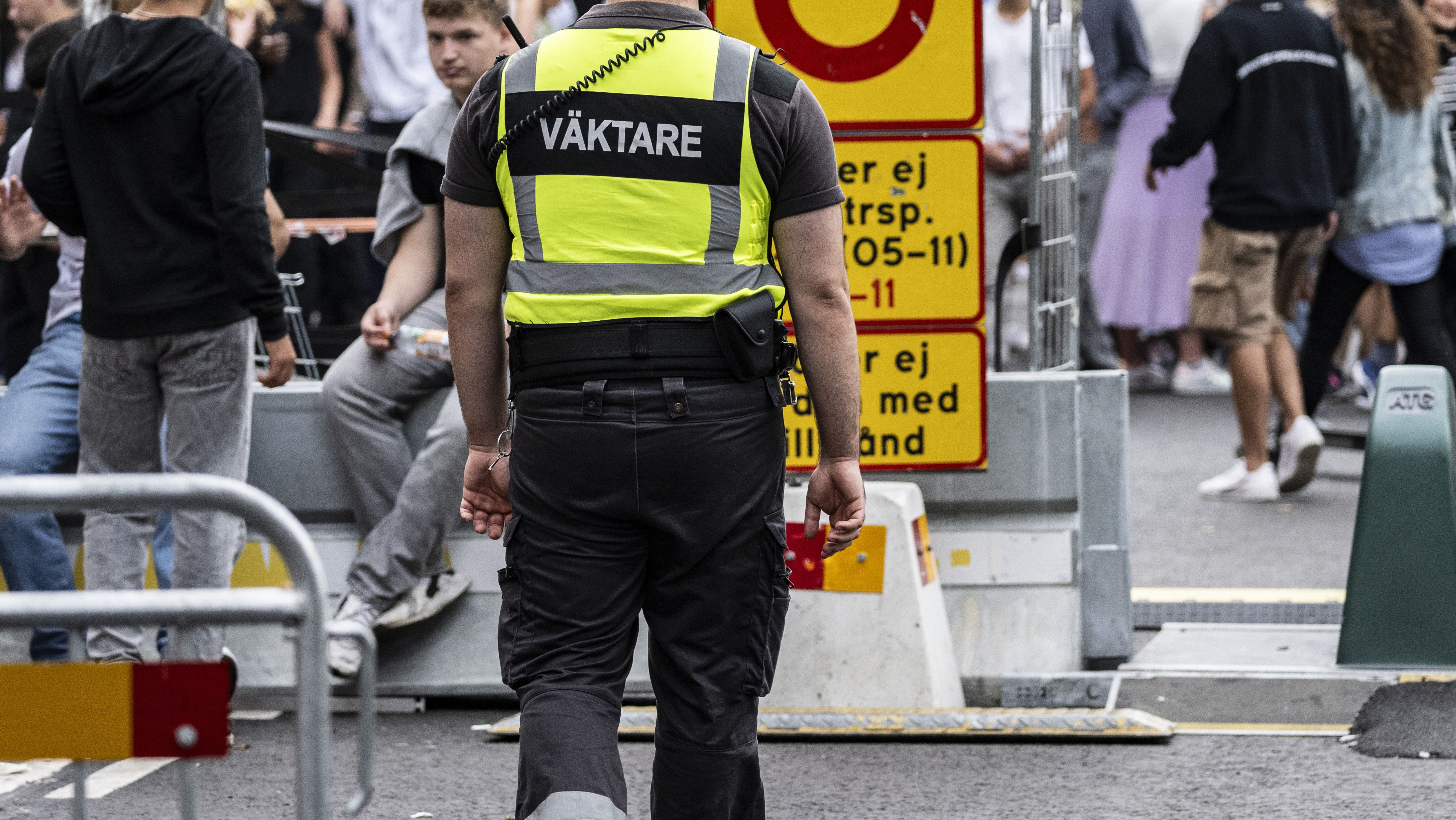 I år har nära 50 personer förlorat det godkännande som krävs för att få jobba på ett bevakningsföretag. Arkivbild. Foto: Johan Nilsson/TT