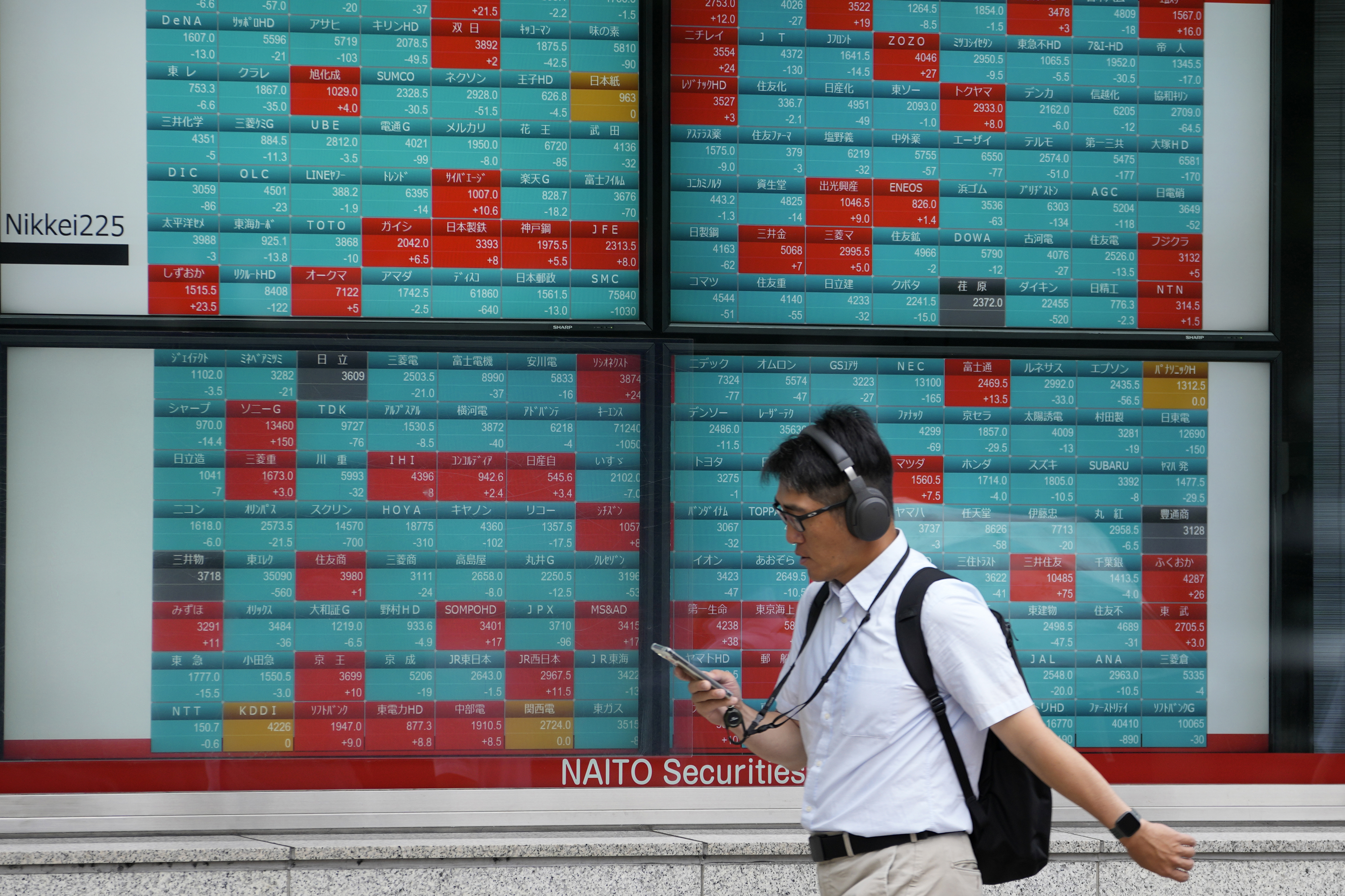En blandad börskompott. Arkivbild. Foto: Shuji Kajiyama/AP/TT