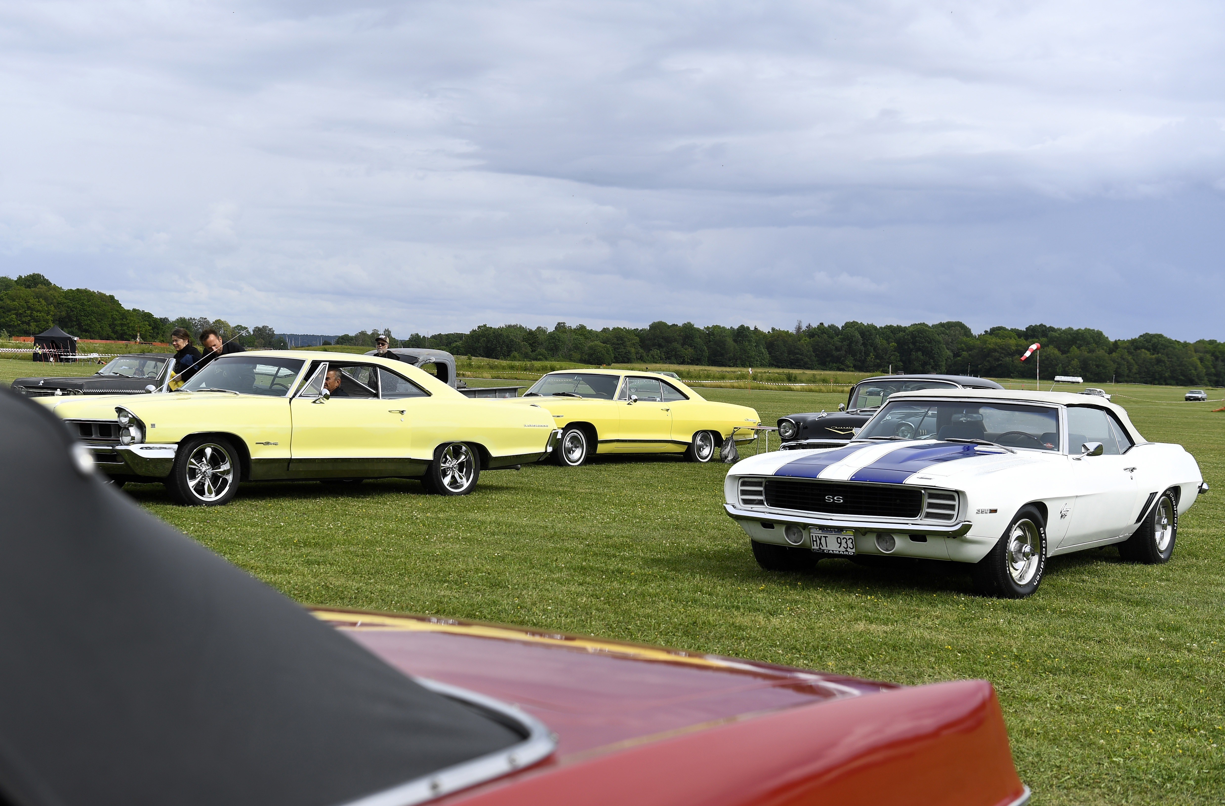Summer Meet öppnade på Johannisbergs flygfält i Västerås under torsdagen. Foto: Oscar Olsson/TT