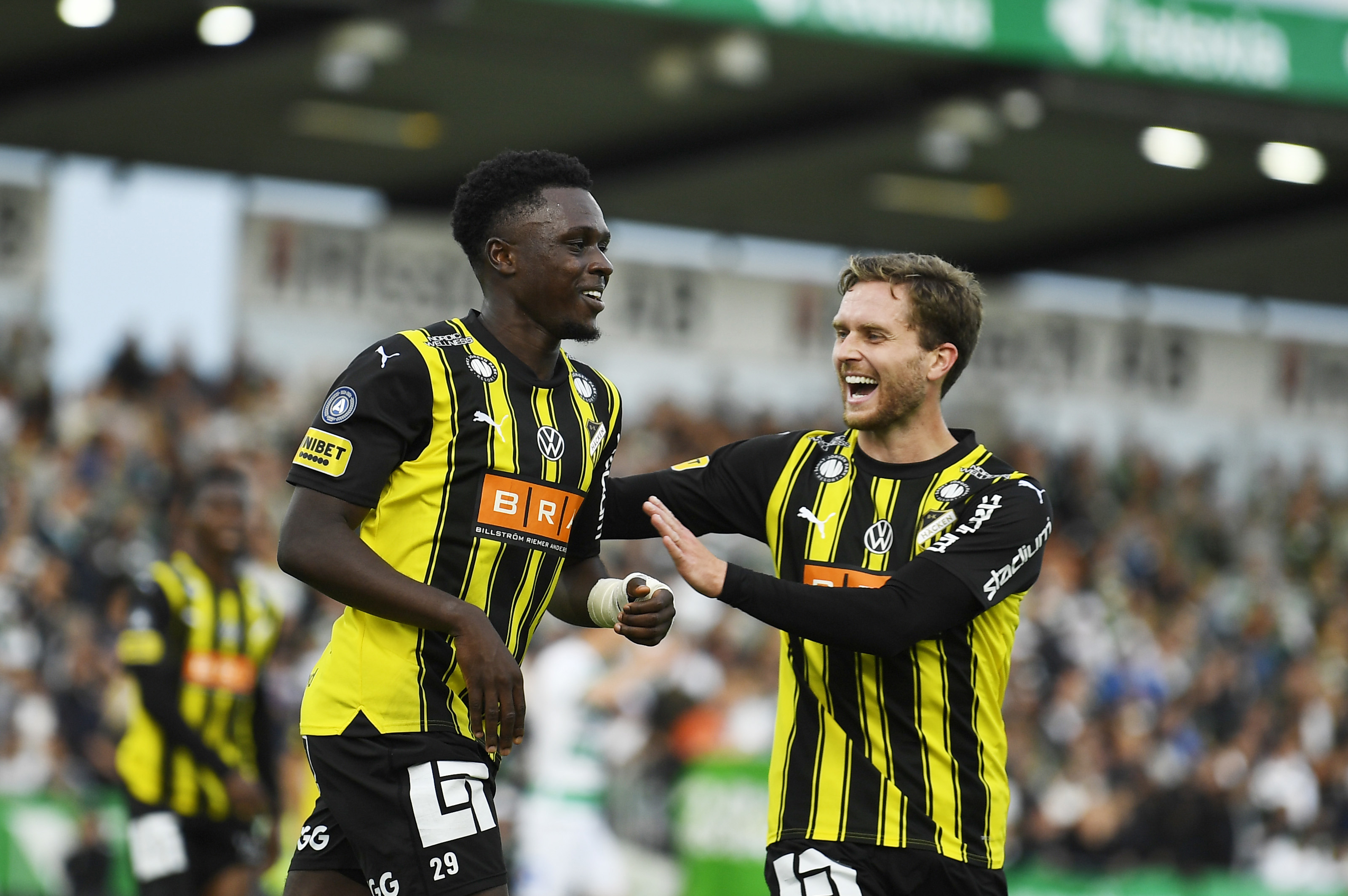 Zeidane Inoussa blev matchvinnare för Häcken. Foto: Oscar Olsson/TT