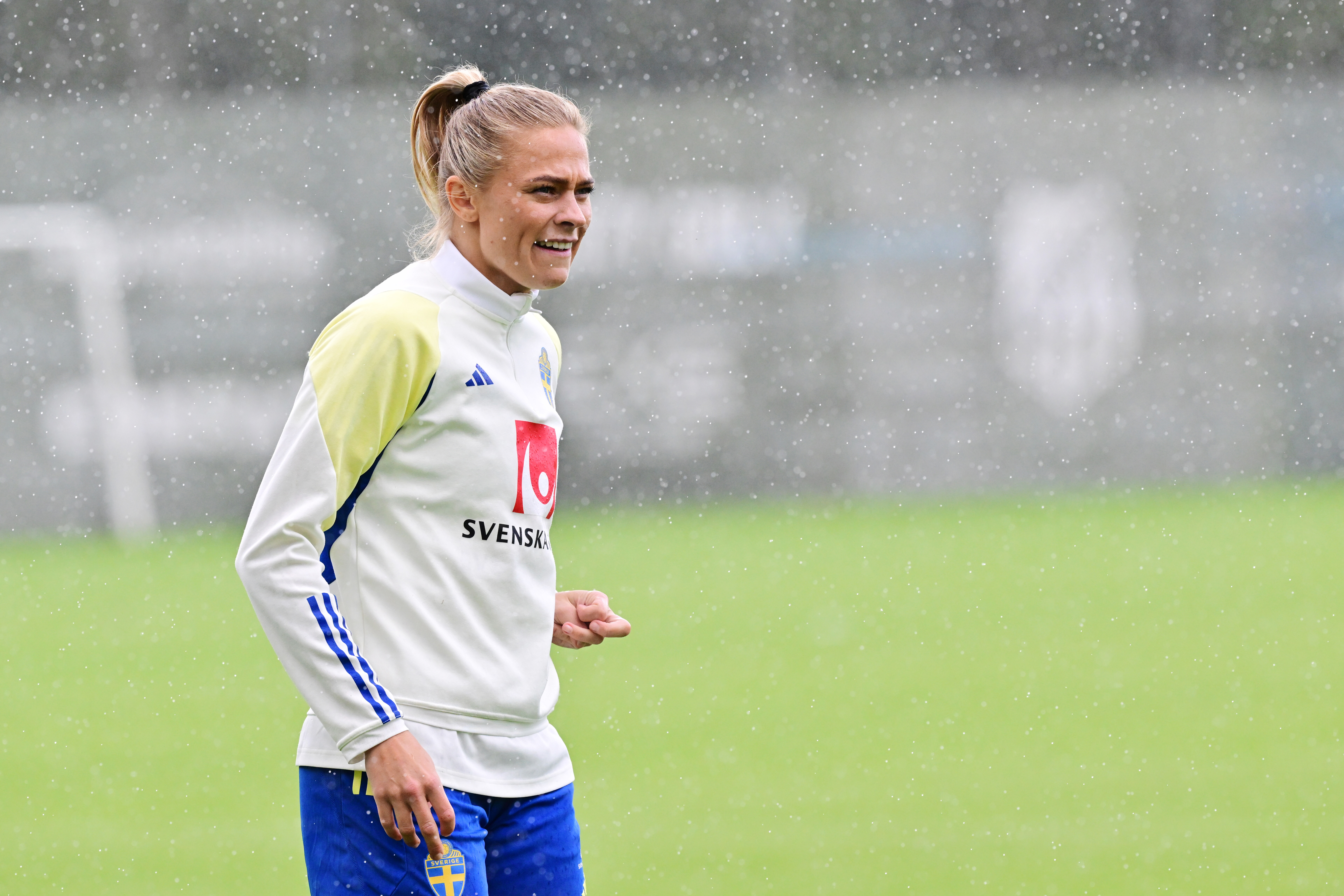 Fridolina Rolfö är tillbaka i landslaget efter en resa till Zambia. Foto: Björn Larsson Rosvall/TT