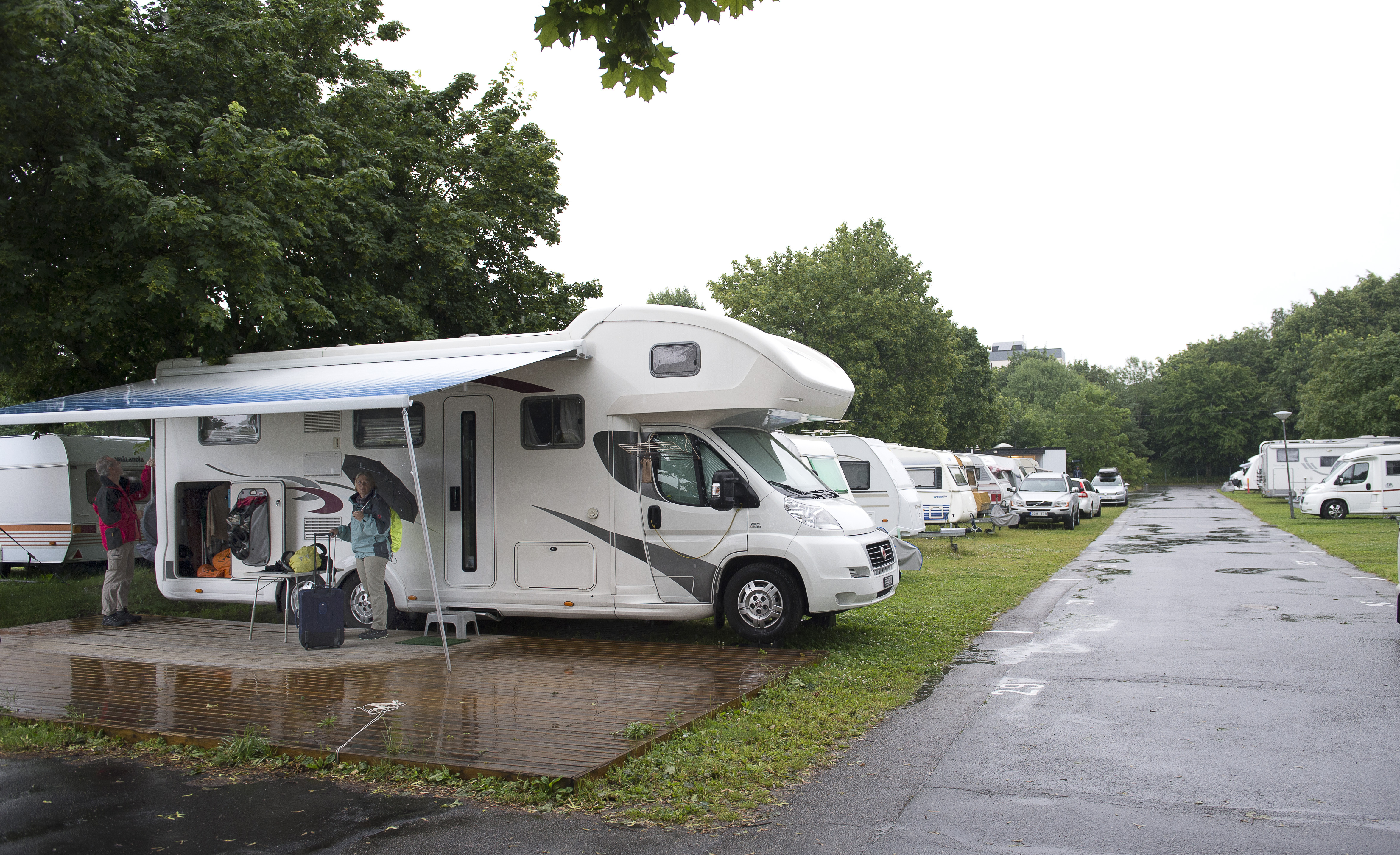 Klassiskt sommarväder fortsätter att prägla semestern även denna vecka, enligt SMHI. Arkivbild. Foto: Maja Suslin/TT