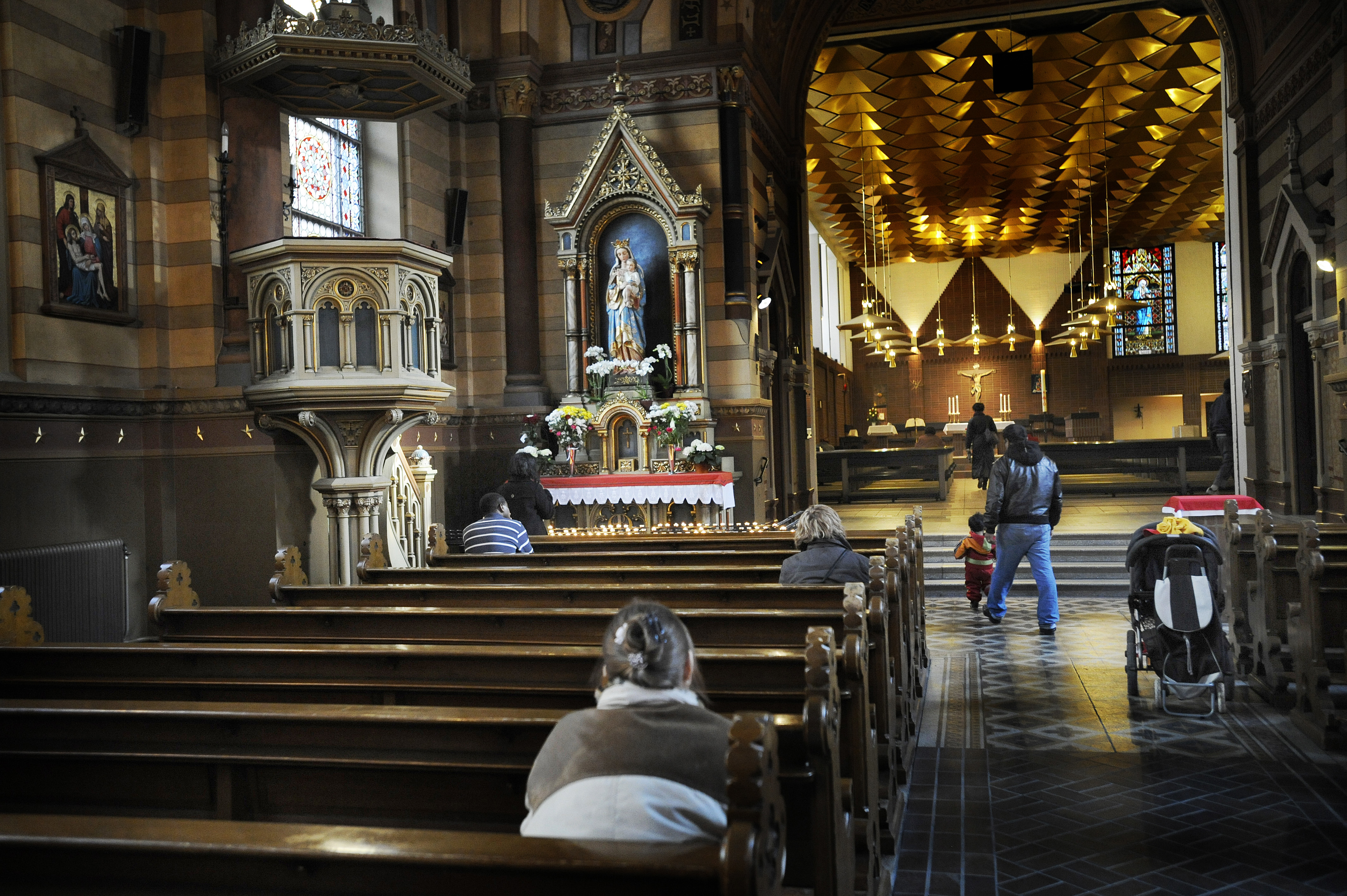 Katolska kyrkan växer i Sverige, rapporterar P3 Nyheter. Arkivbild. Foto: Ingvar Karmhed/SvD/TT