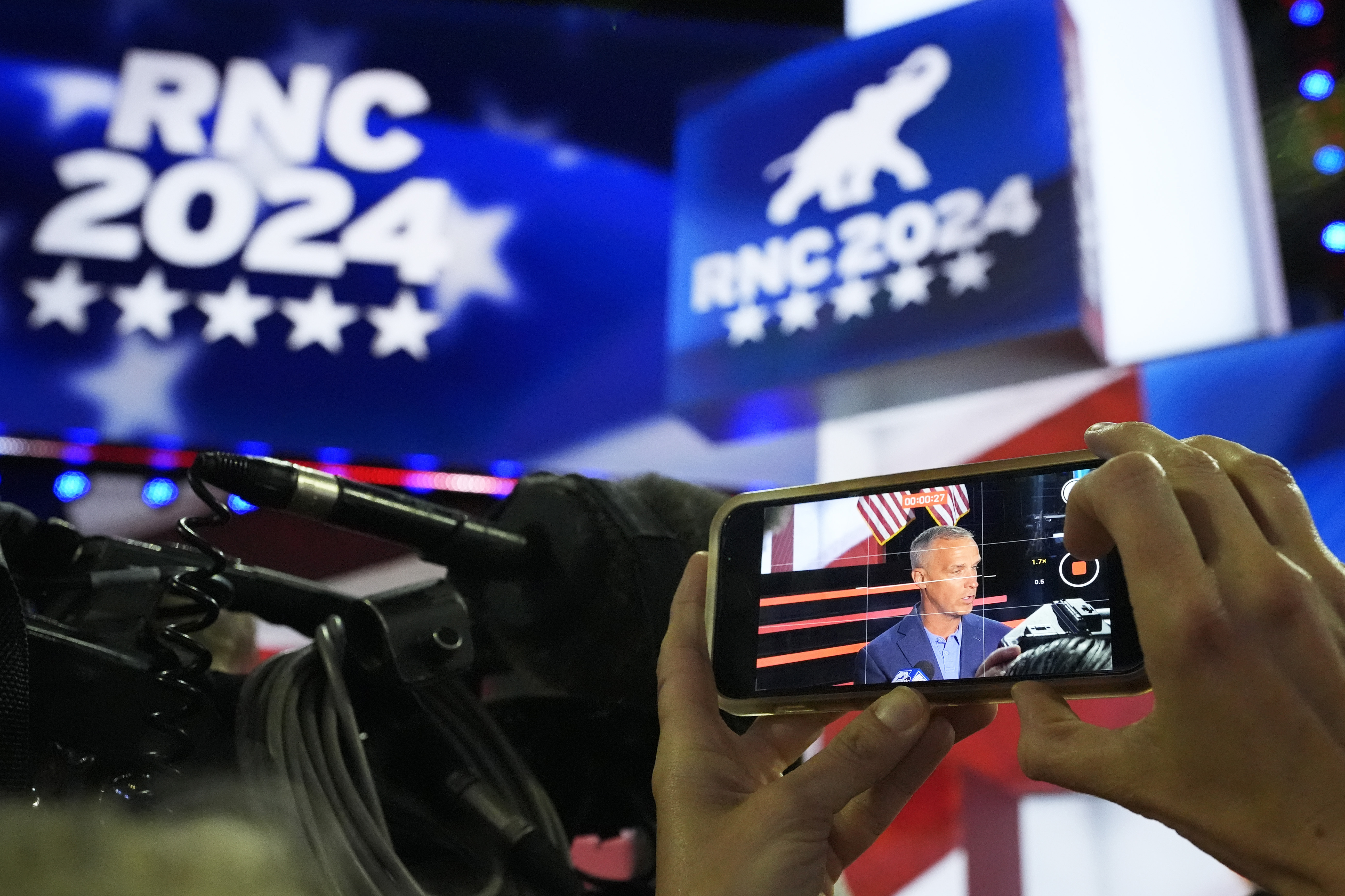 På måndagen startar Republikanernas partikonvent. Foto: Nam Y. Huh/AP/TT