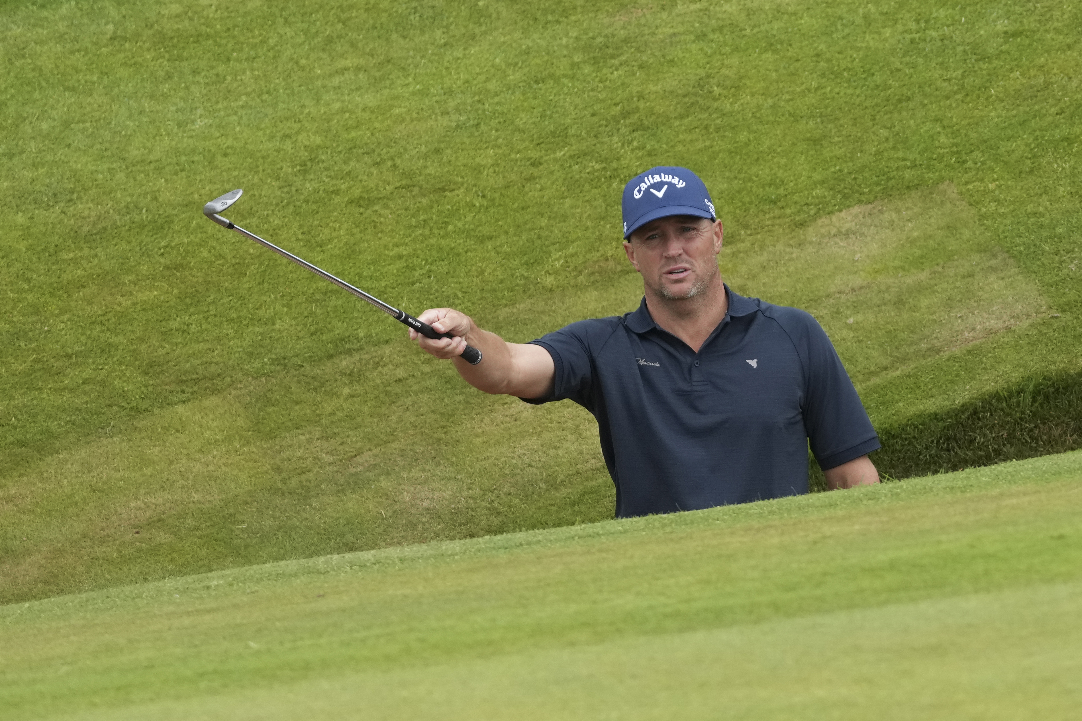 Alex Norén på Royal Troon. Foto: Jon Super/AP/TT