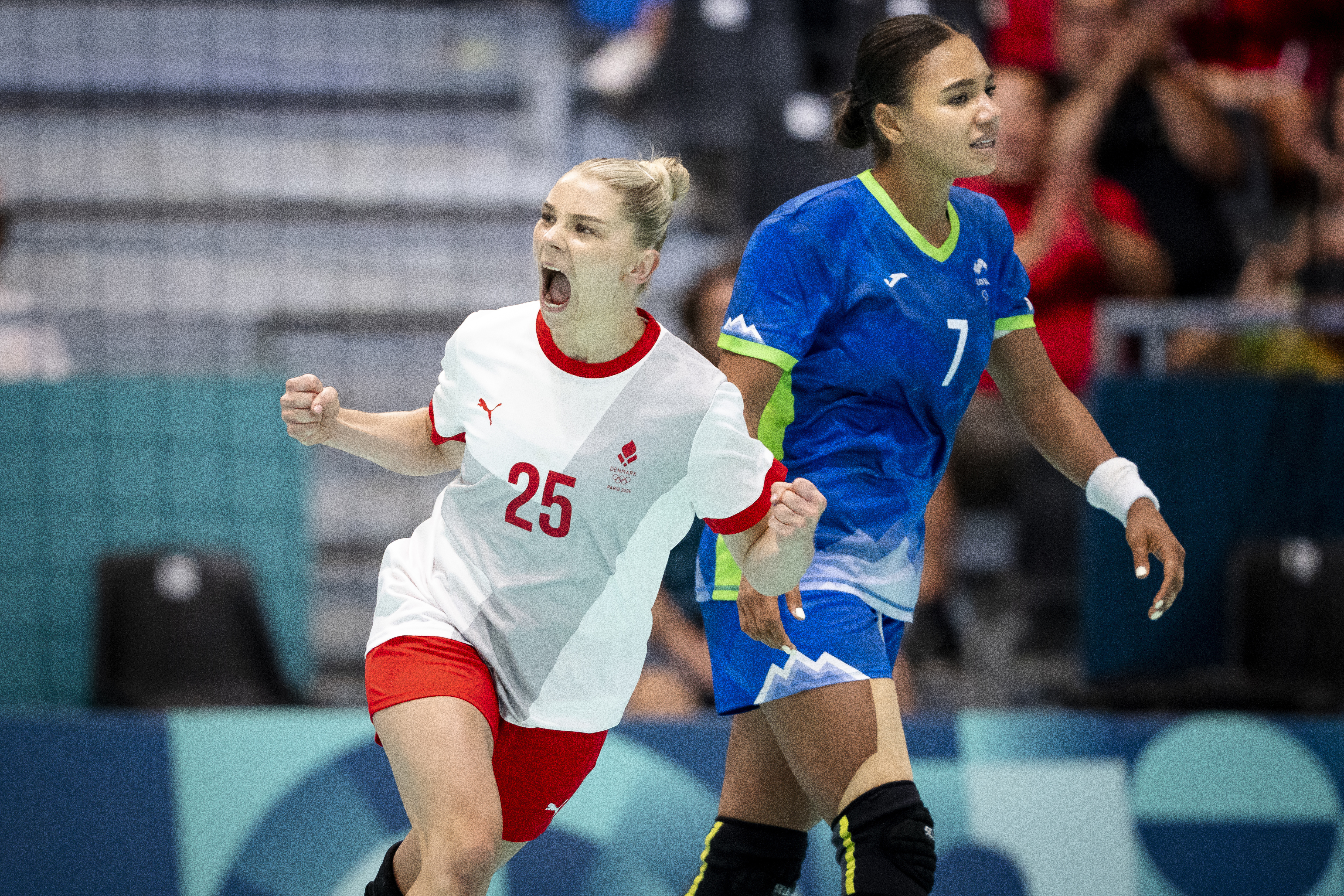 Trine Østergaard briljerade för Danmark. Foto: Mads Claus Rasmussen/Ritzau Scanpix/TT