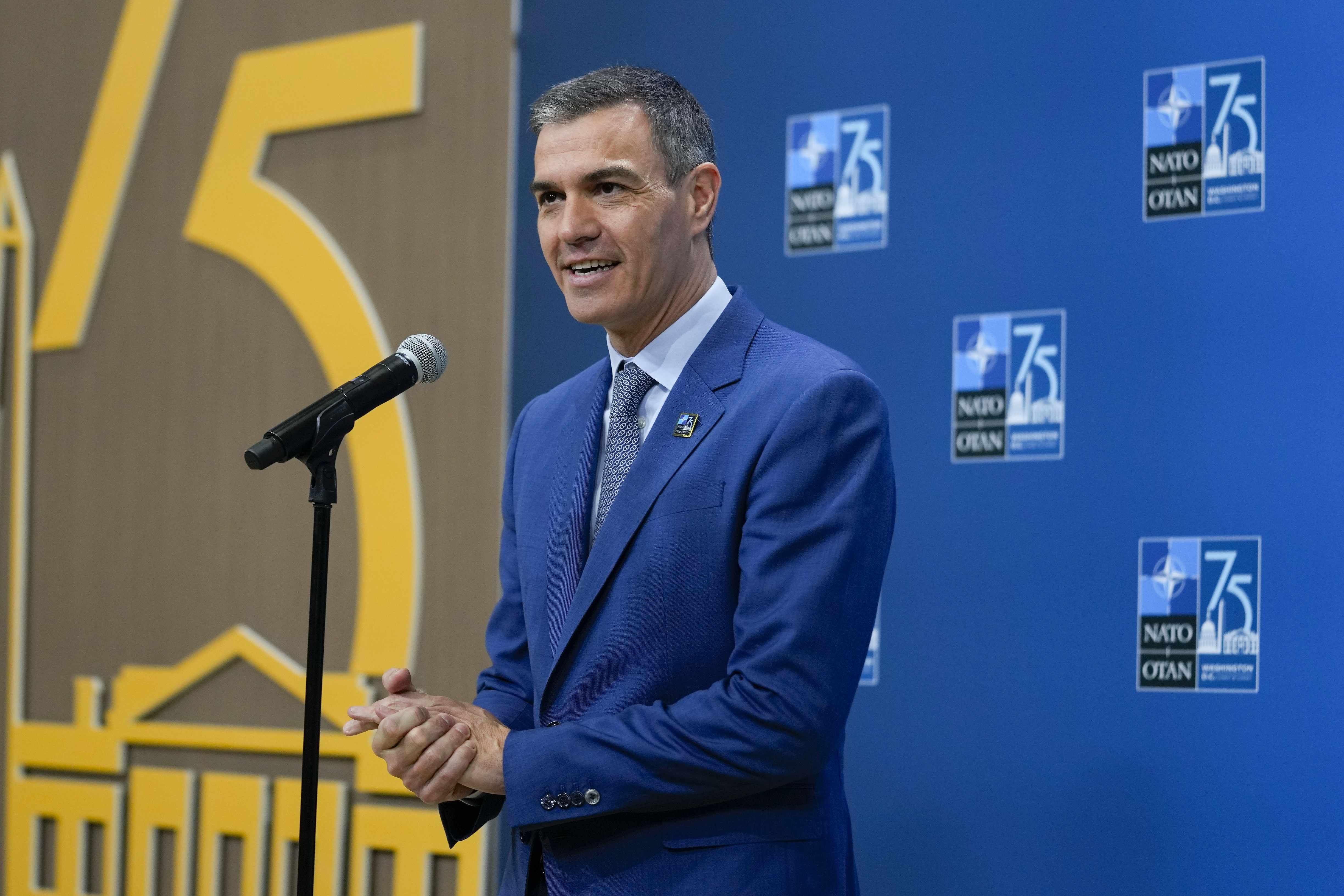 Pedro Sánchez. Bild från tidigare i juli. Foto: Matt Rourke/AP/TT