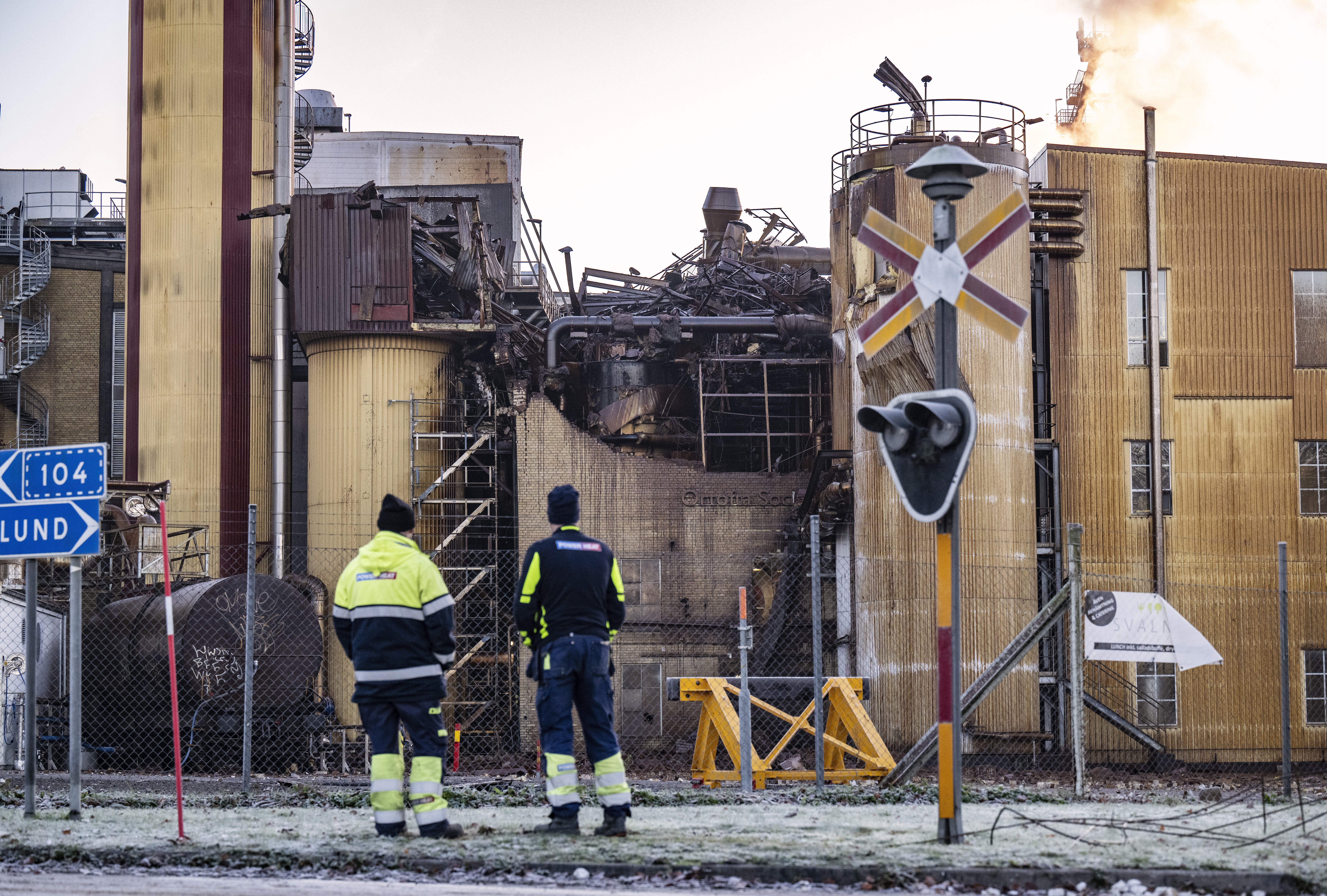Explosionen i november i fjol inträffade under produktion av socker från betor. Arkivbild Foto: Johan Nilsson/TT