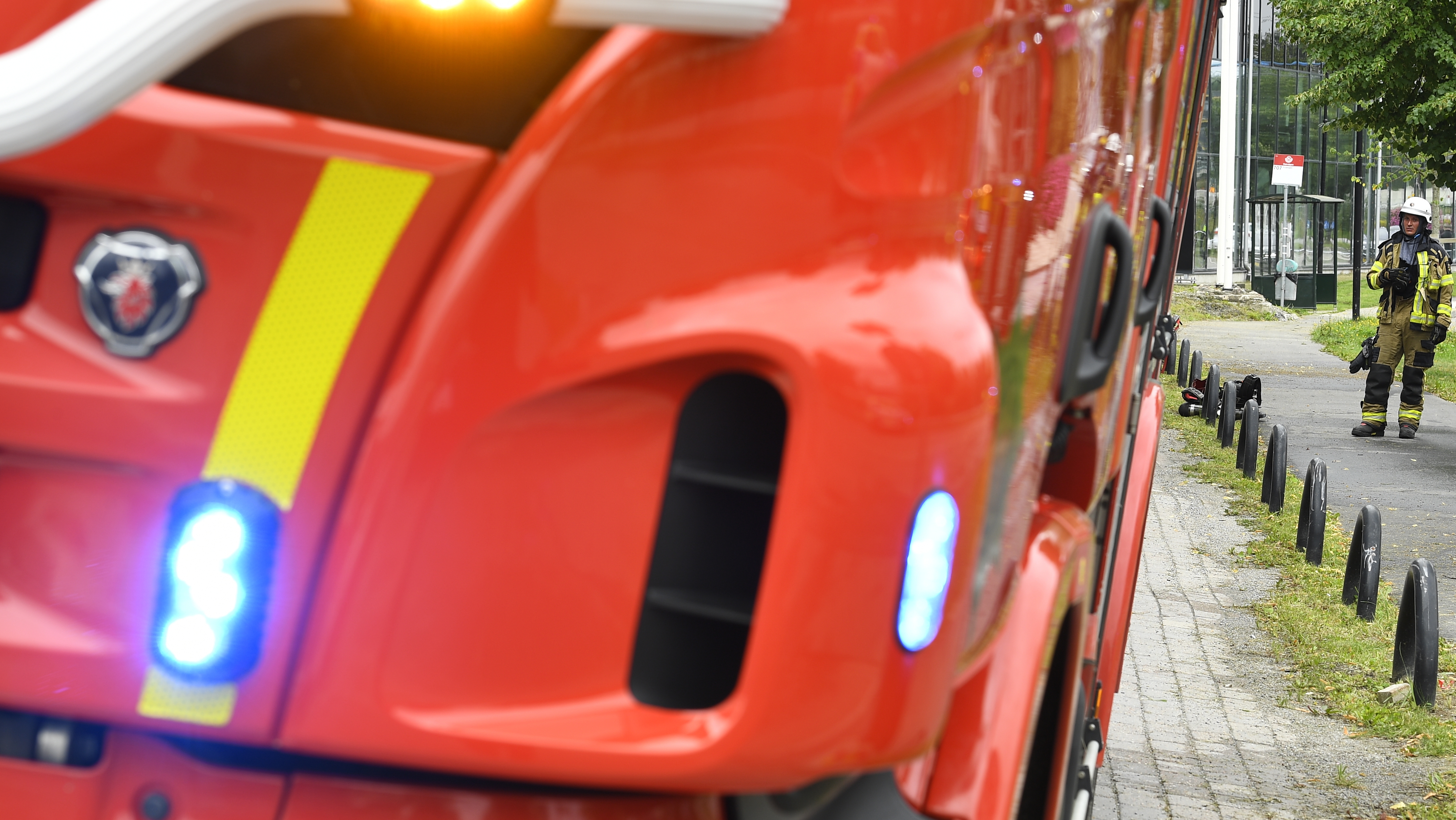 Räddningstjänsten kallades till Vällingby på tisdagskvällen. Arkivbild. Foto: Oscar Olsson/TT