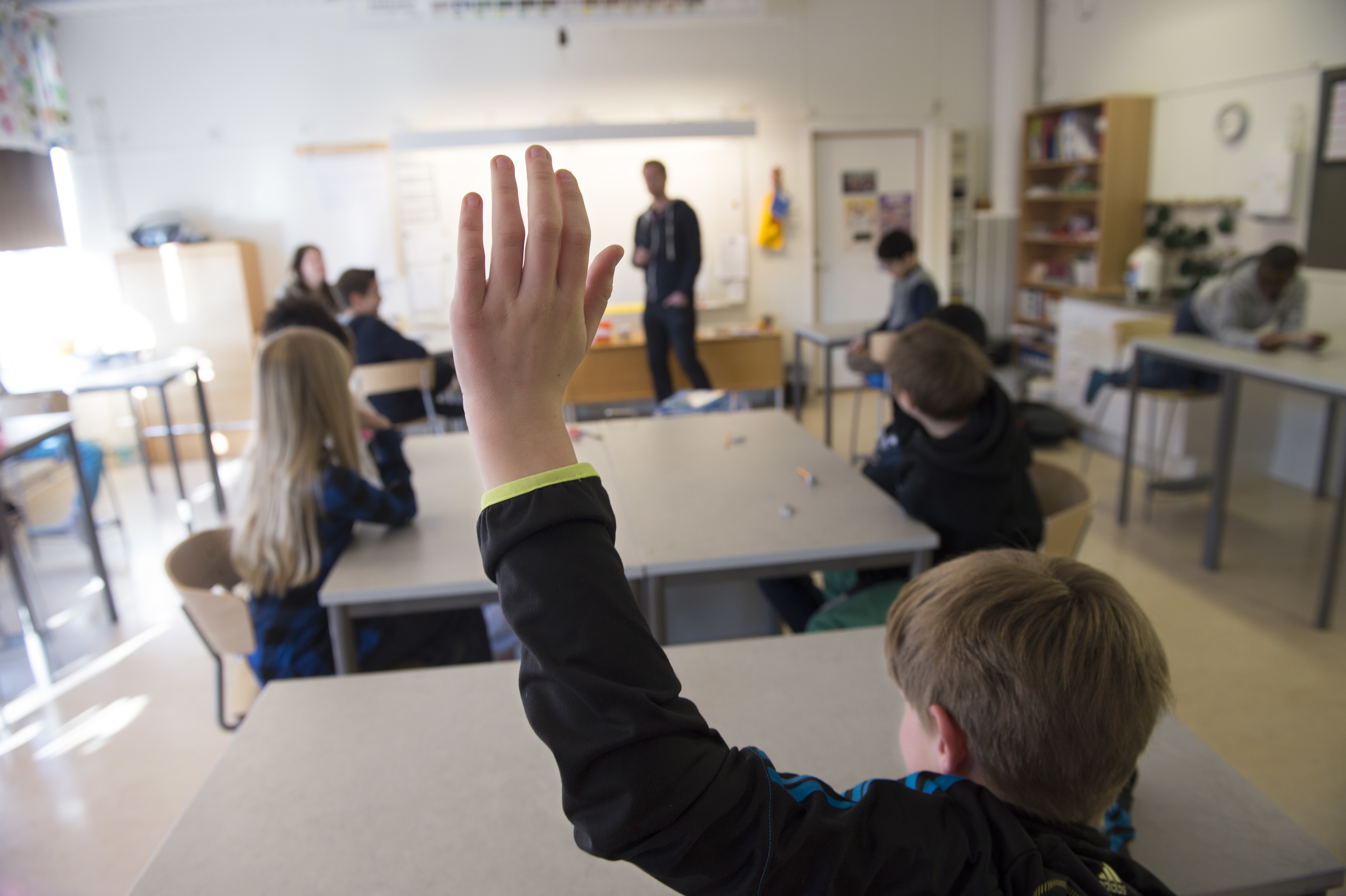 Behöriga lärare upplever att de har svårt att få en anställning, enligt lärarfacket. Arkivbild. Foto: Fredrik Sandberg / TT