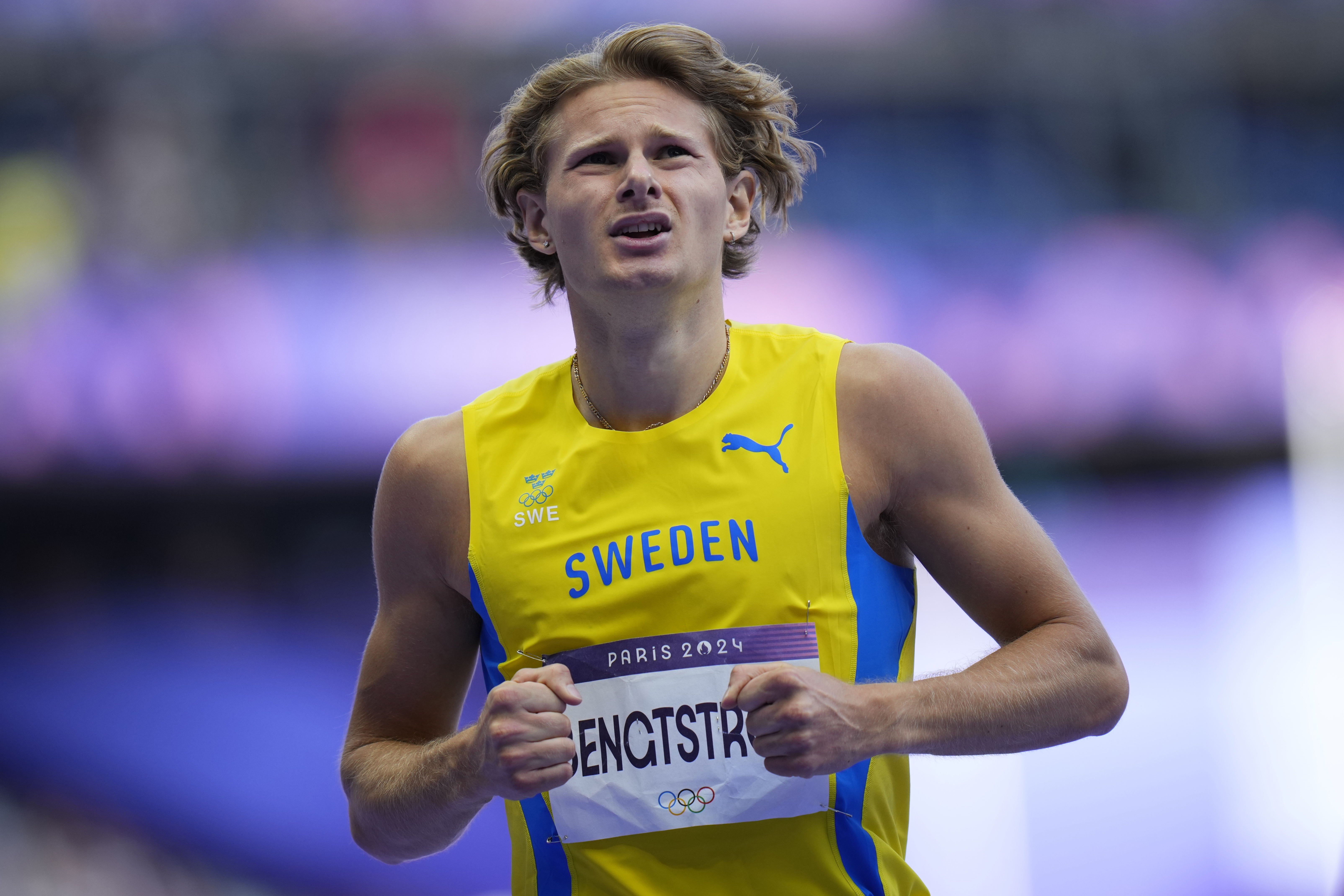 Carl Bengtström missar OS-final efter en svag semifinal. Foto: Petr David Josek/AP/TT