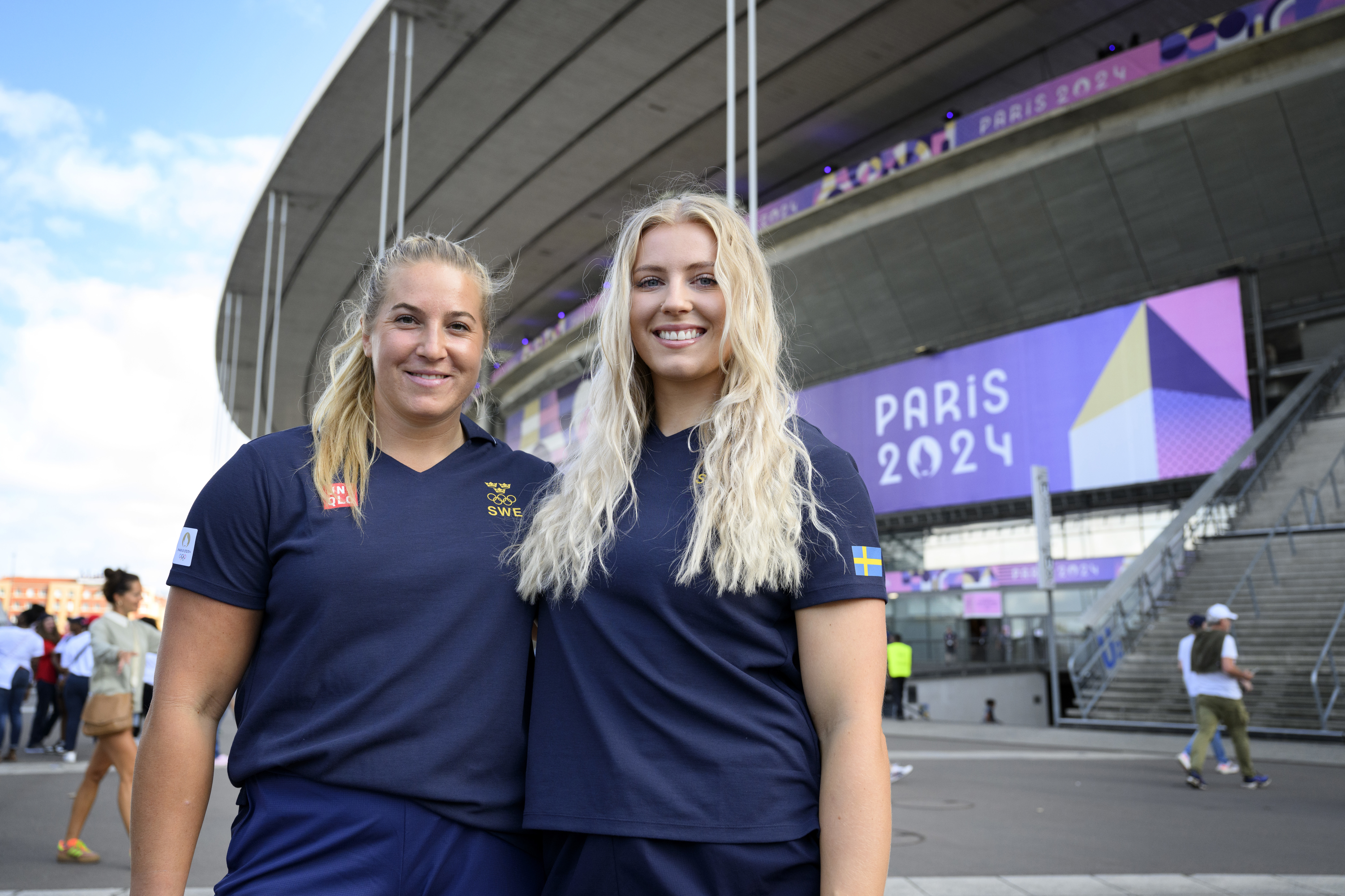 Kulstöterskorna Fanny Roos och Axelina Johansson är båda klara för OS-final. Foto: Jessica Gow/TT