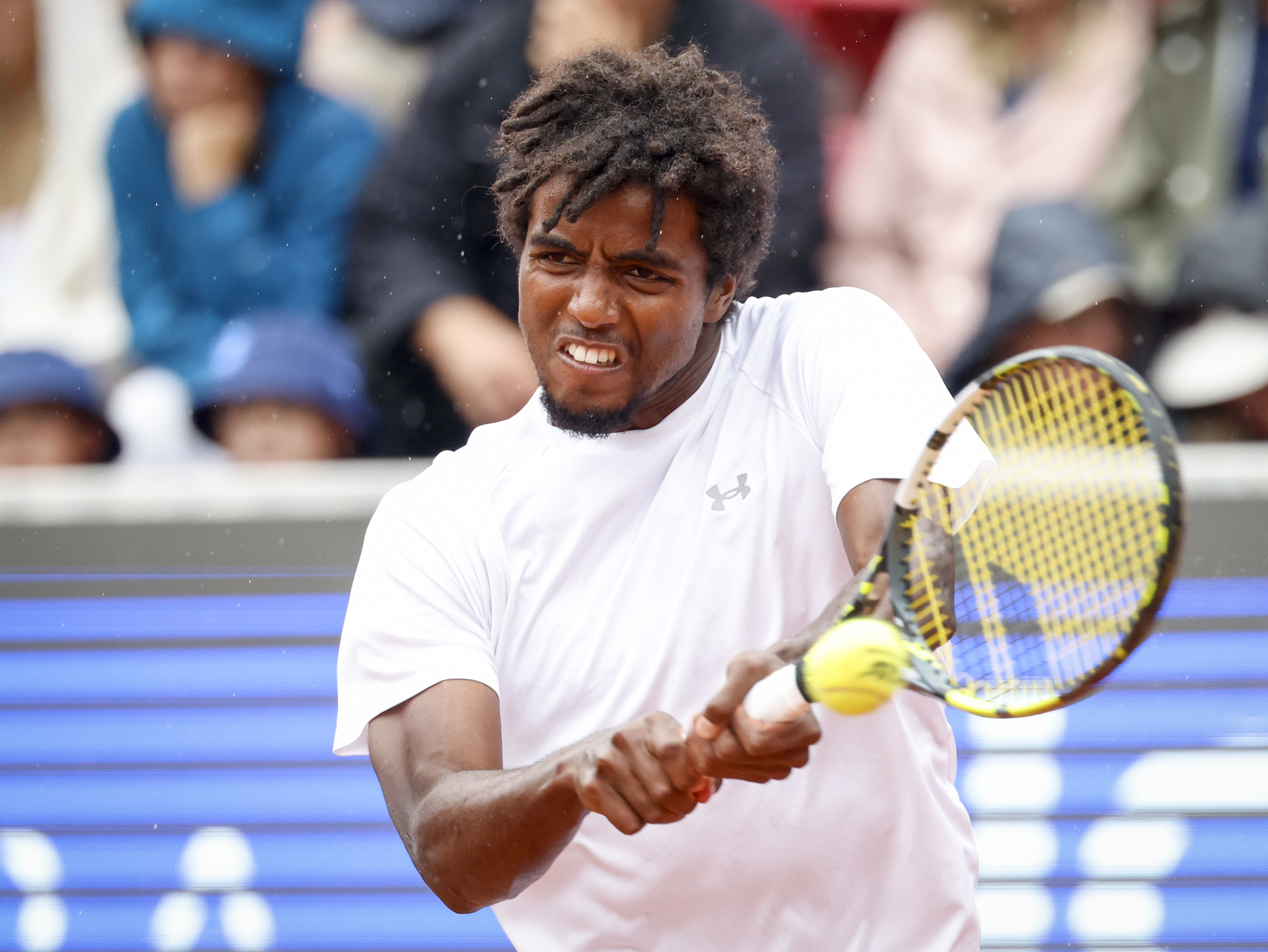 Elias Ymer missar US Open. Arkivbild. Foto: Adam Ihse/TT