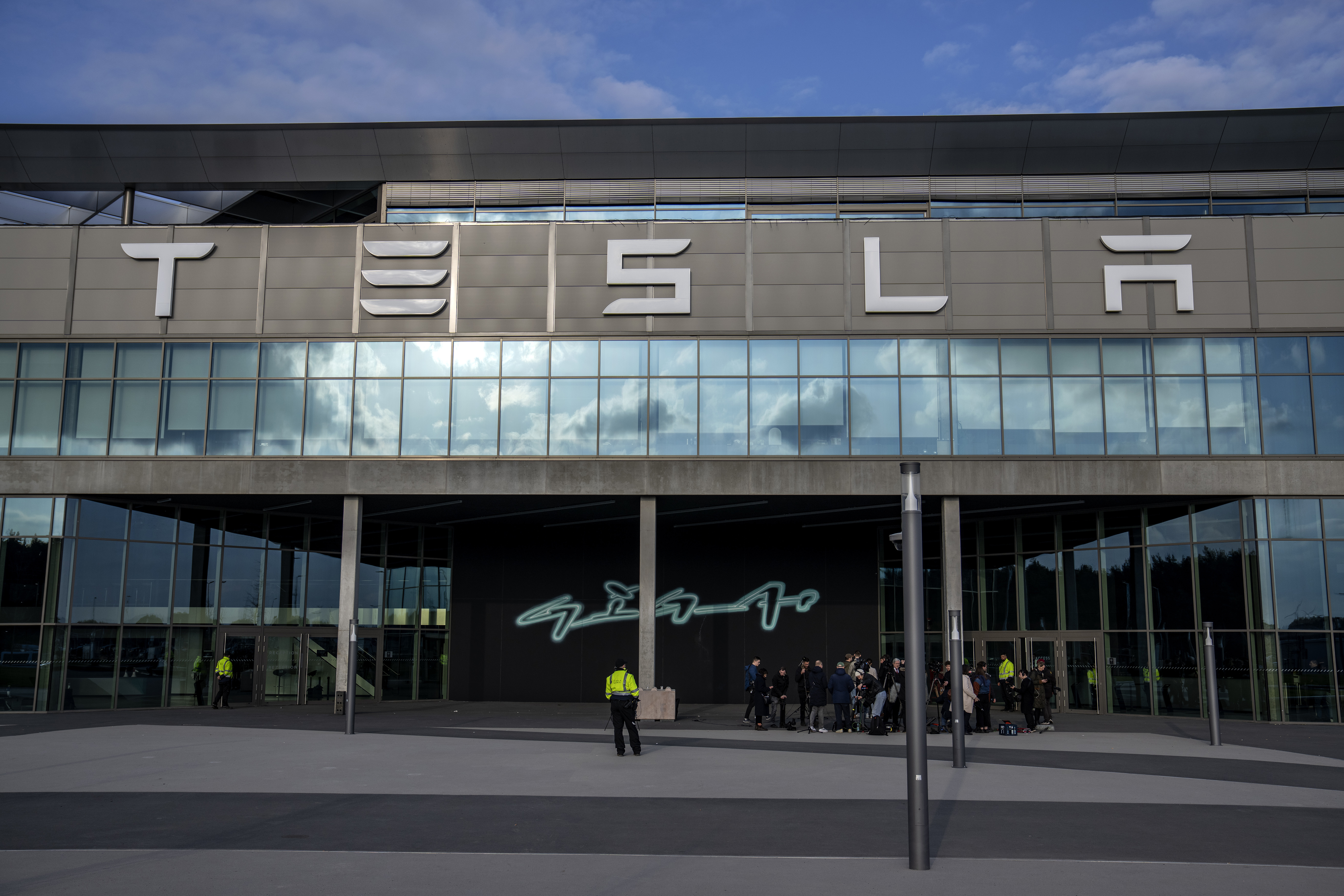 Teslas fabrik utanför Berlin. Arkivbild. Foto: Ebrahim Noroozi/AP/TT