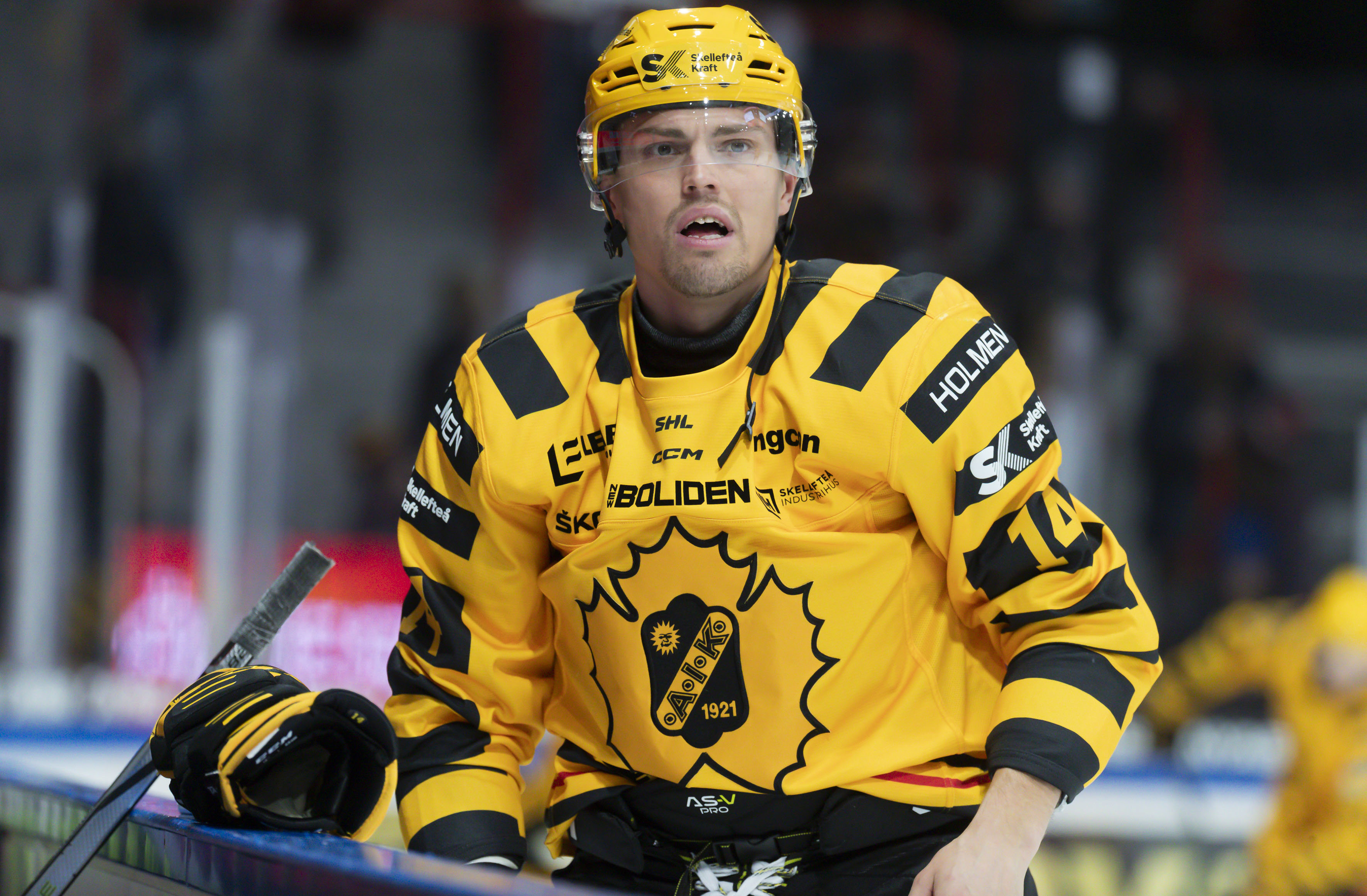 Andreas Johnsson blev målskytt igen för Skellefteå. Arkivbild. Foto: Pär Bäckström/TT