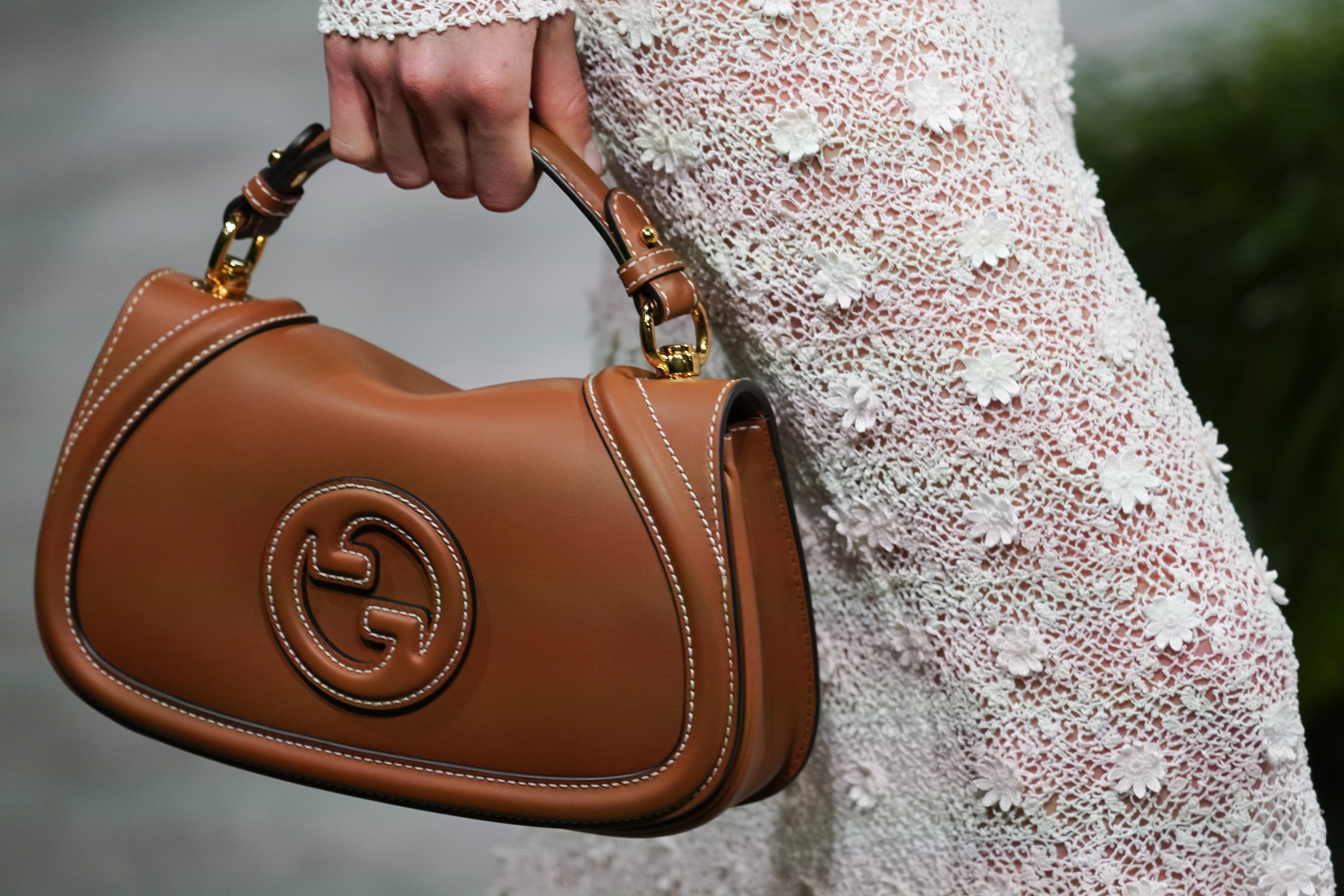 Bild från Guccis visning i London i maj i år. Arkivbild. Foto: Alberto Pezzali AP/TT