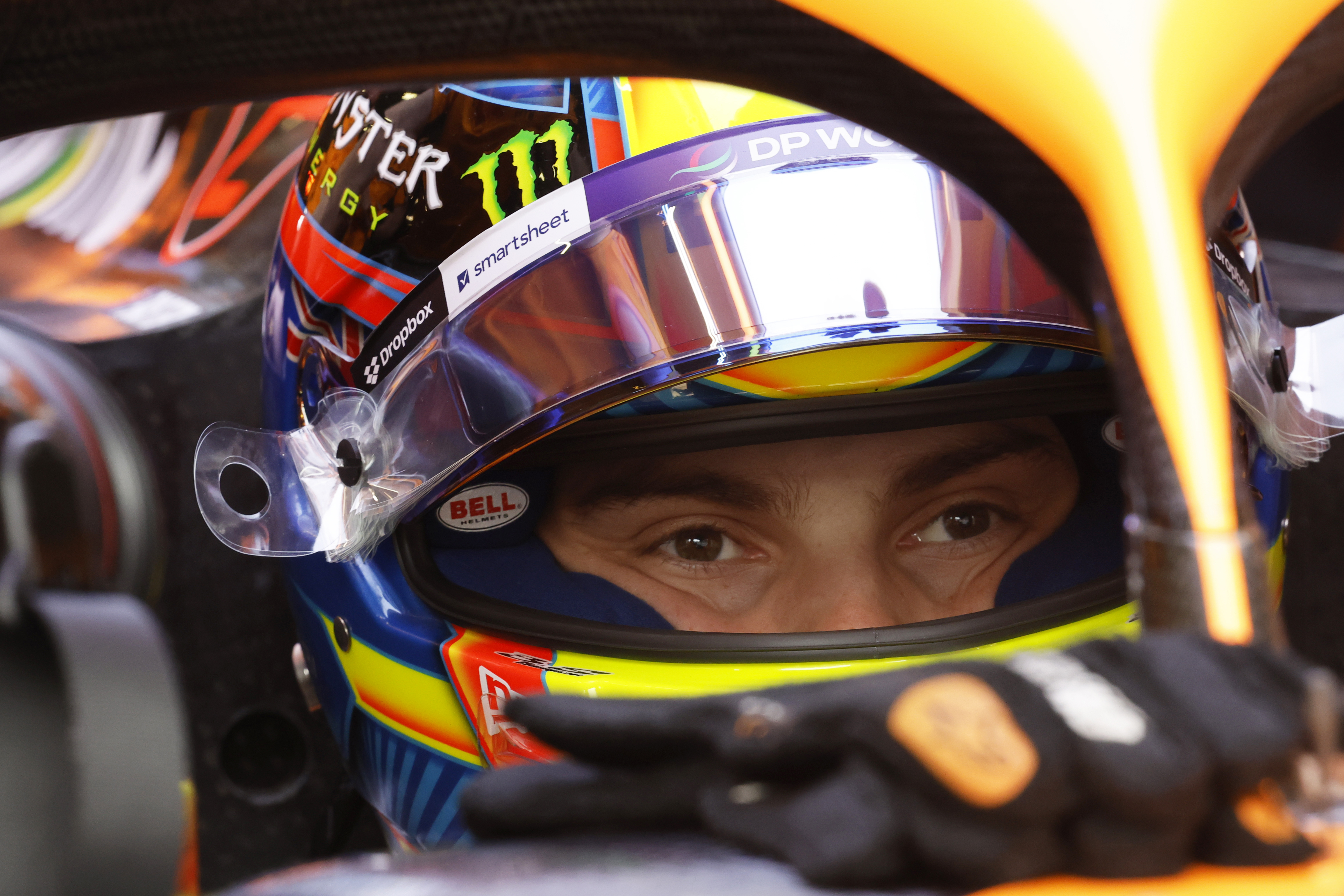 Oscar Piastri knep andra segern i karriären när han vann Azerbajdzjans GP. Arkivbild. Foto: Geert Vanden Wijngaert/AP/TT