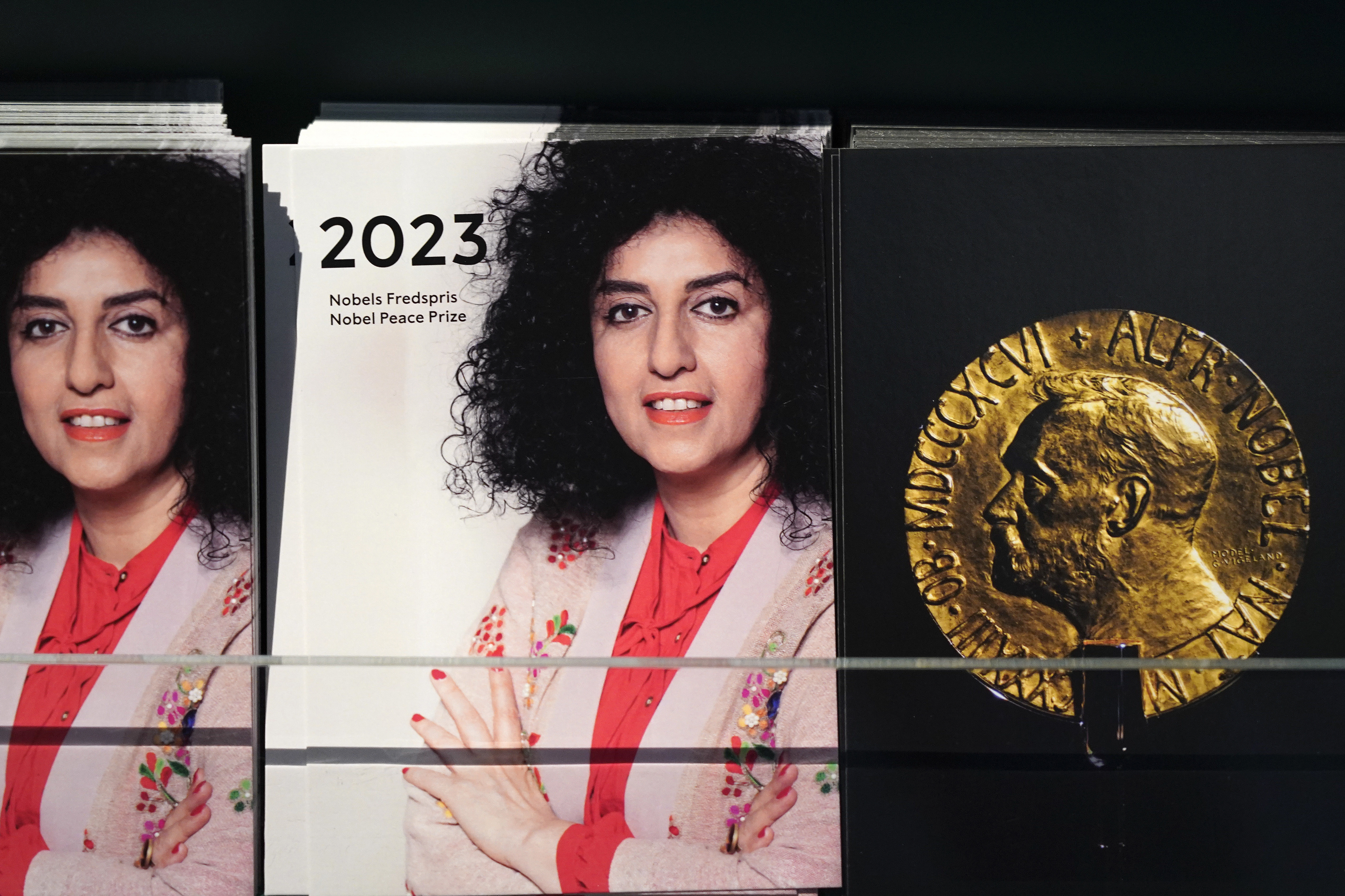 Människorättsaktivisten Narges Mohammadi tilldelades Nobels fredspris i fjol. Arkivbild. Foto: Gorm Kallestad/NTB/TT