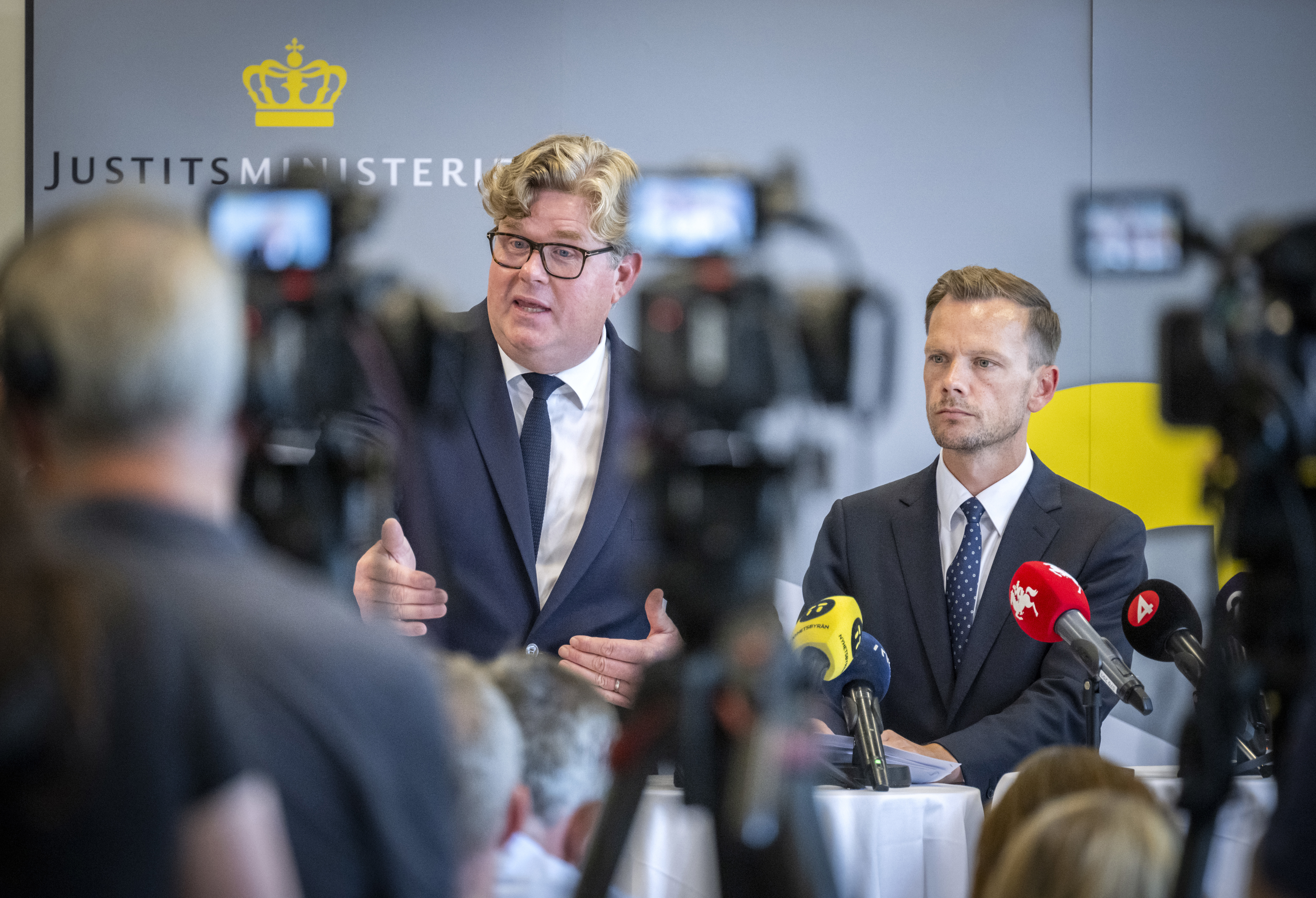 Sverige och Danmarks justitieministrar kom överens om att sätta gemensam press på digitala plattformar under ett möte i Köpenhamn i augusti. Arkivbild. Foto: Johan Nilsson/TT