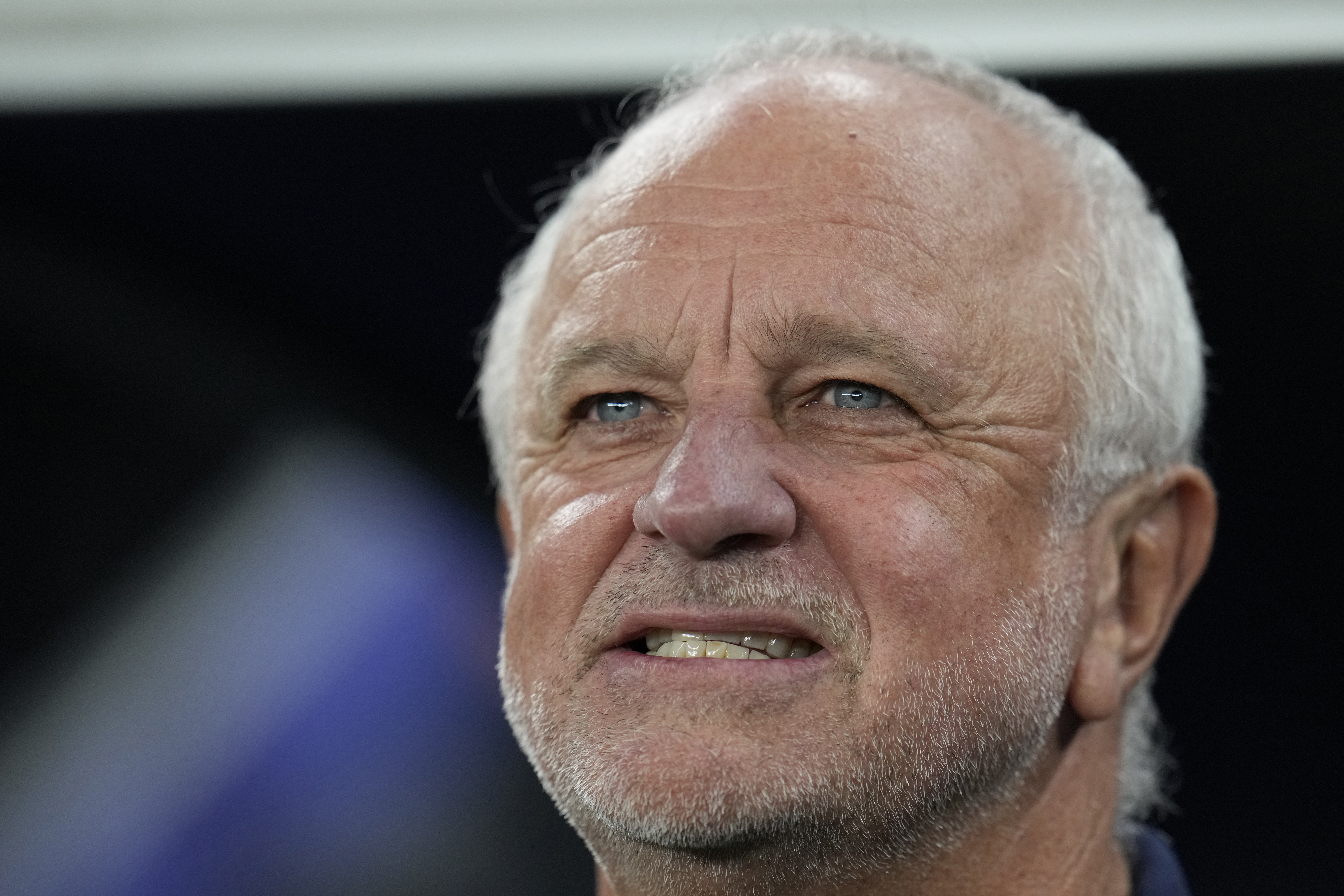 Australiens förbundskapten Graham Arnold hoppar av med omedelbar verkan. Arkivbild. Foto: Aijaz Rahi/AP/TT