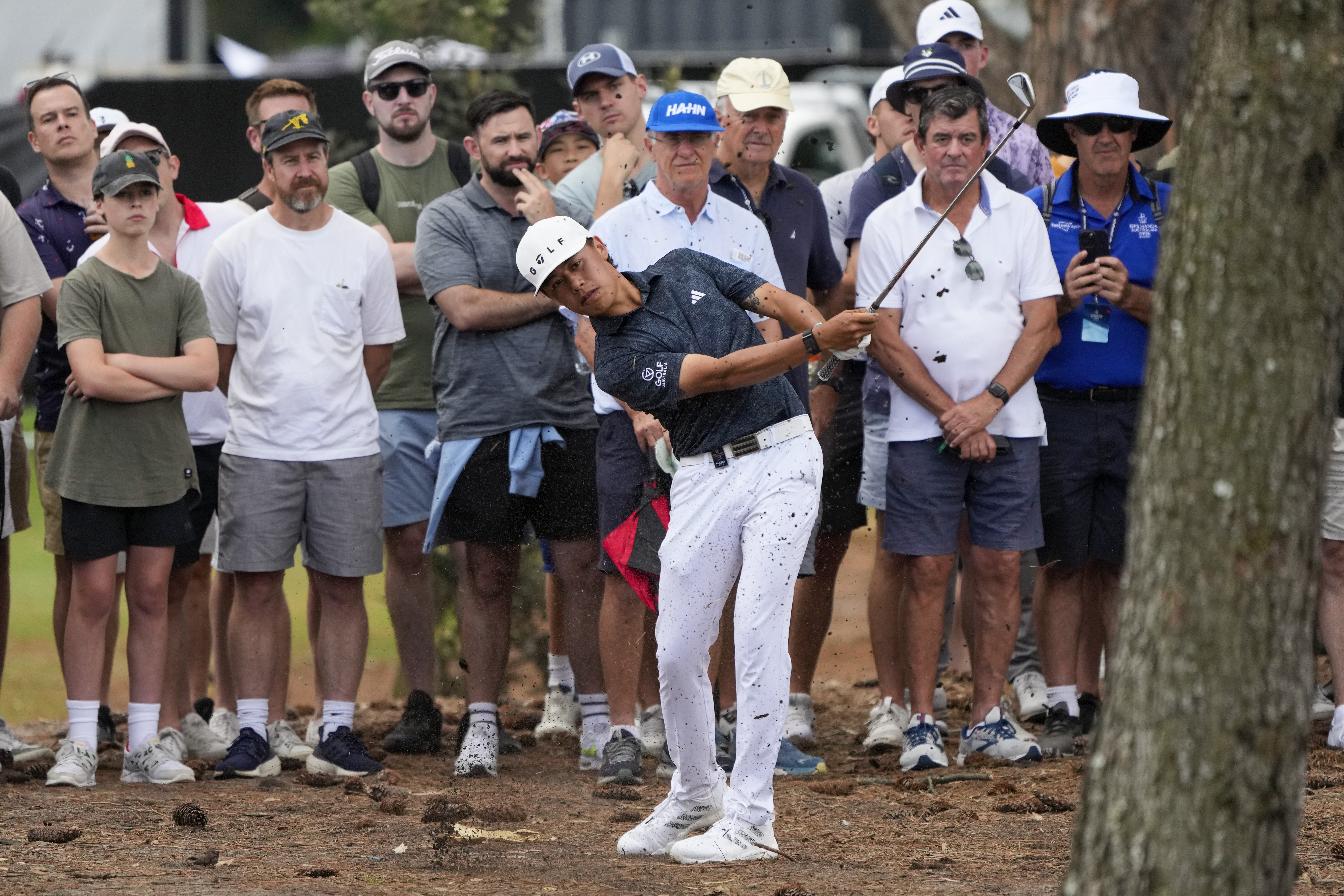 Australiens Jeffrey Guan under en tävling i december 2023. Arkivbild. Foto: Mark Baker/AP/TT