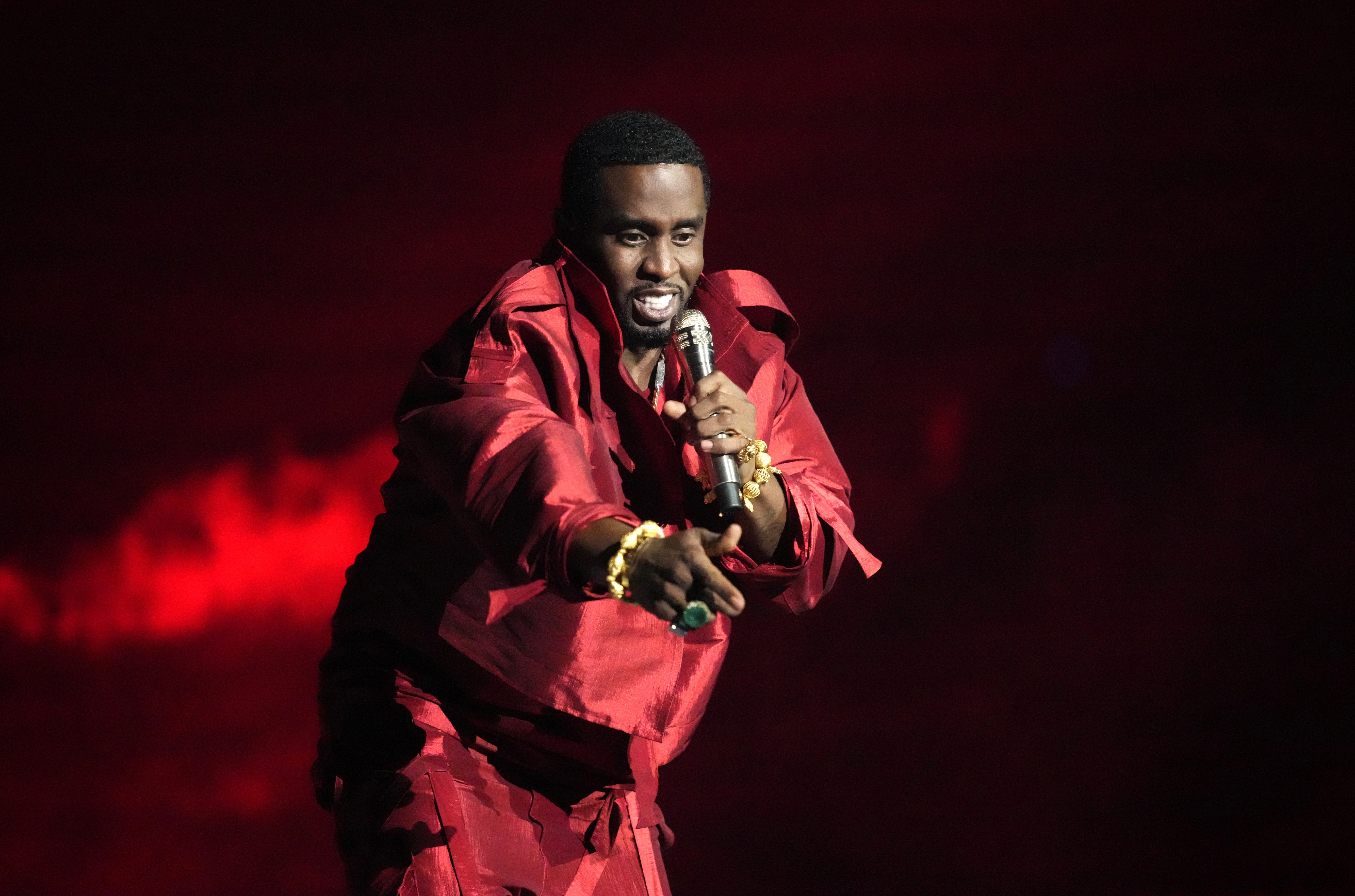 Sean "Diddy" Combs på MTV-galan i september, några veckor före gripandet. Arkivbild. Foto: Charles Sykes/AP/TT