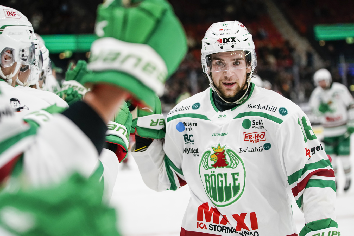 Lucas Ekeståhl-Jonsson gjorde Rögles första mål för kvällen. Arkivbild. Foto: Björn Larsson Rosvall/TT