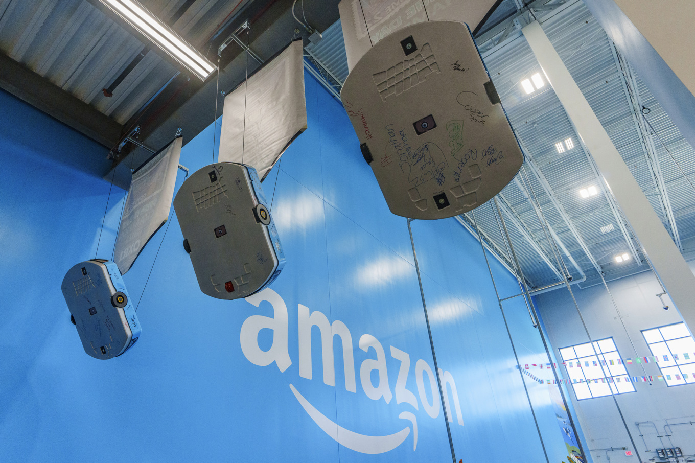 En av Amazons lokaler i Oxnard, Kalifornien. Arkivbild. Foto: Damian Dovarganes/AP/TT