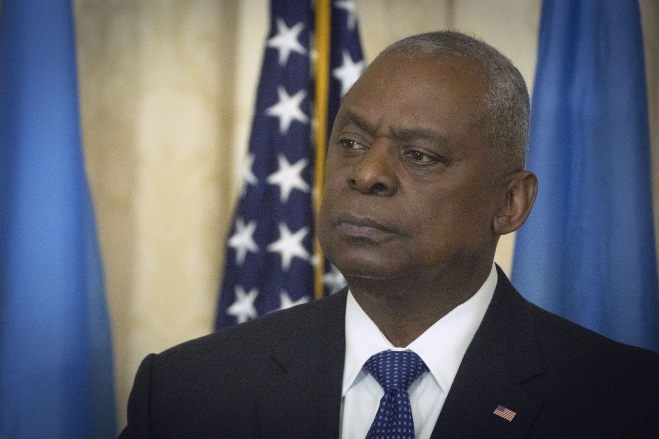 USA:s försvarsminister Lloyd Austin är bekymrad över Foto: Efrem Lukatsky/AP/TT