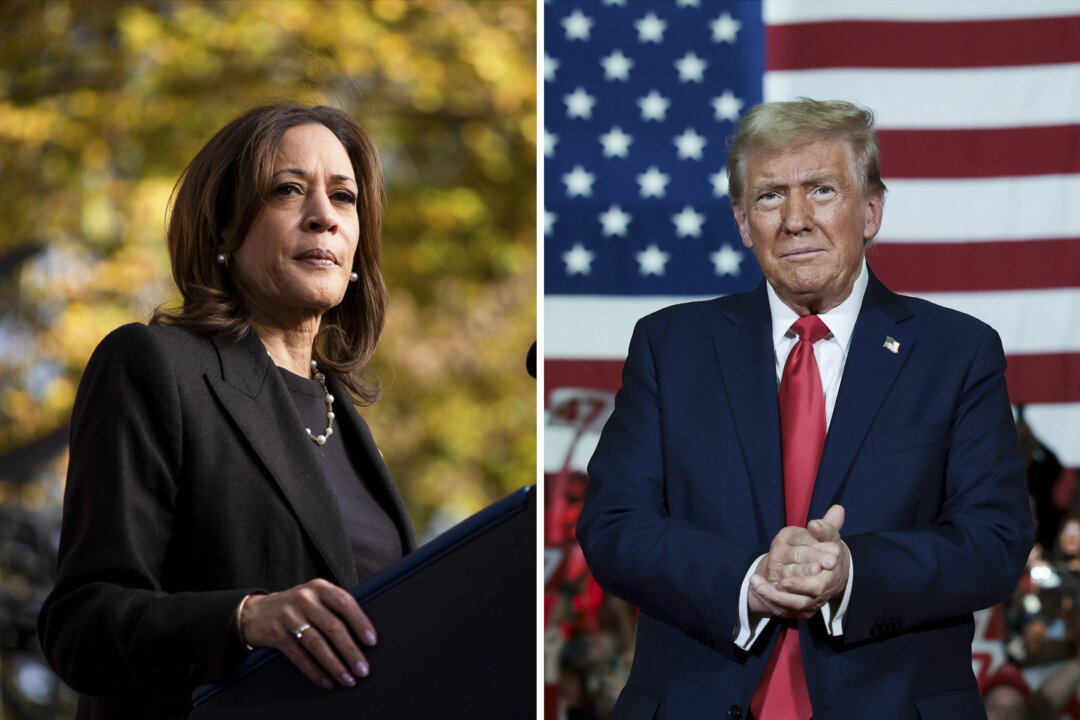Kamala Harris och Donald Trump går in på upploppet i presidentvalet. Foto: Bill Pugliano, Win McNamee/Getty Images