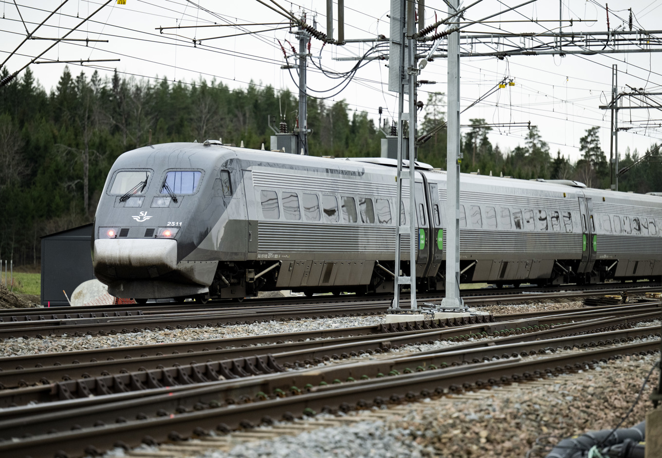 Fler tåg avgick i oktober på svenska järnvägar. Arkivbild. Foto: Pontus Lundahl/TT