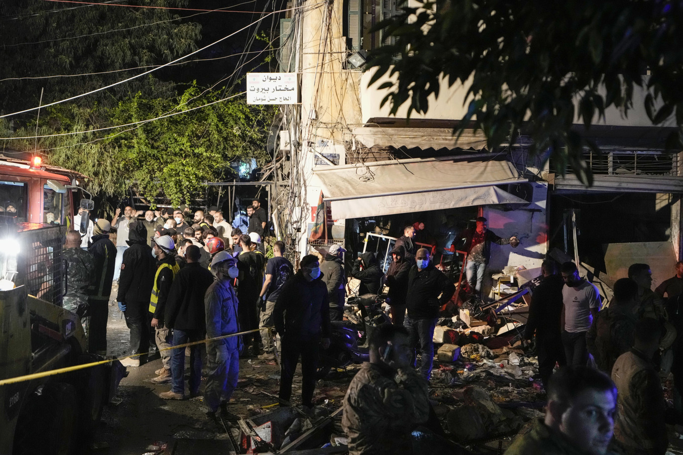 En israelisk drönarattack har genomförts i centrala delar av Libanons huvudstad Beirut. Foto: Bilal Hussein/AP/TT
