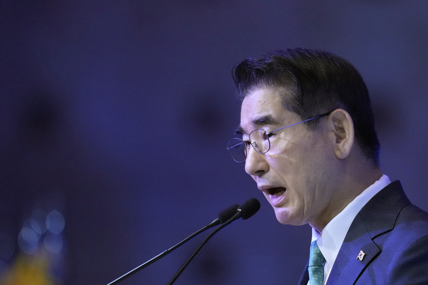 Sydkorea Sydkoreas förre försvarsminister Kim Yong-Hyun, som avgick efter det plötsliga undantagstillståndet som utropades av president Yoon Suk-Yeol. Arkivbild. Foto: Lee Jin-man/AP/TT