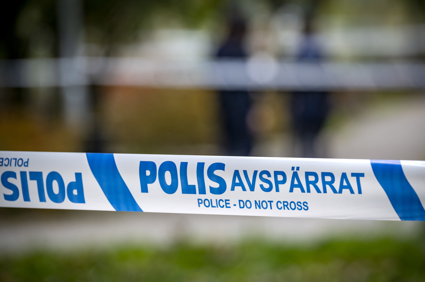 Polisen har spärrat av ett område i Malmö under natten till söndagen. Arkivbild. Foto: Johan Nilsson/TT