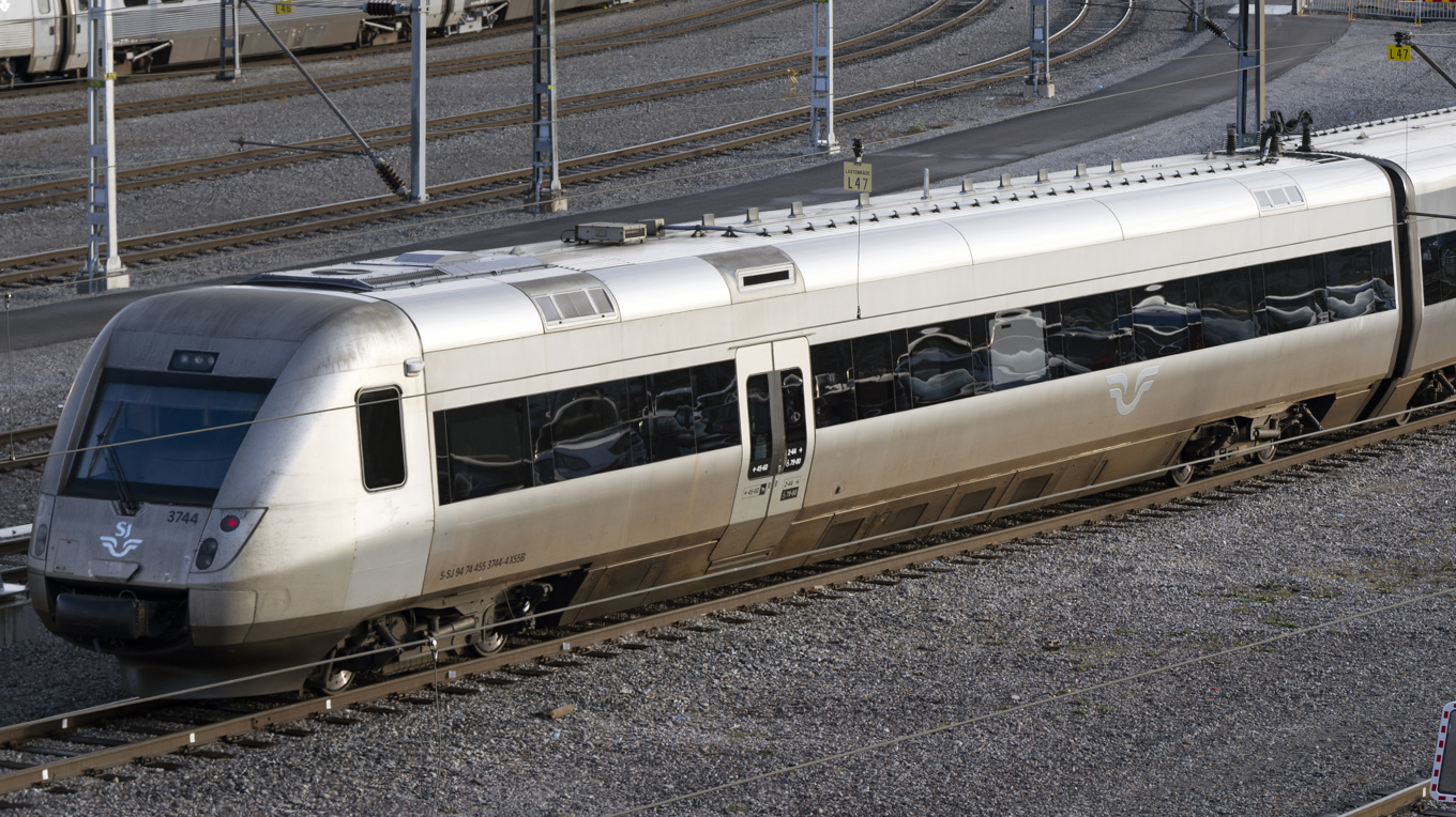 En olycka påverkar tågtrafiken mellan Stockholm och Göteborg. Arkivbild. Foto: Anders Wiklund/TT