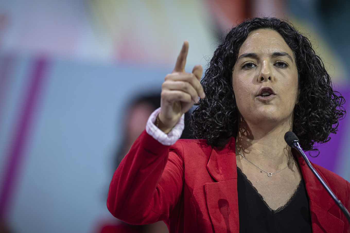 Manon Aubry är en av gruppledarna för EU-parlamentets vänstergrupp. Arkivfoto. Foto: Aurelien Morissard/AP/TT