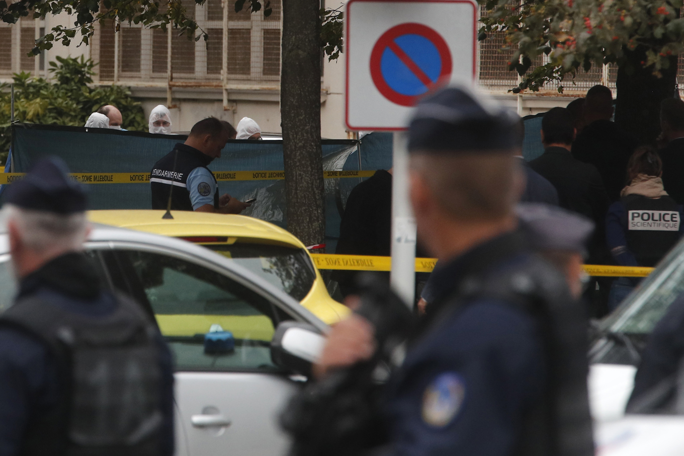 Polis i Frankrike. Arkivbild. Foto: Michel Spingler/AP/TT